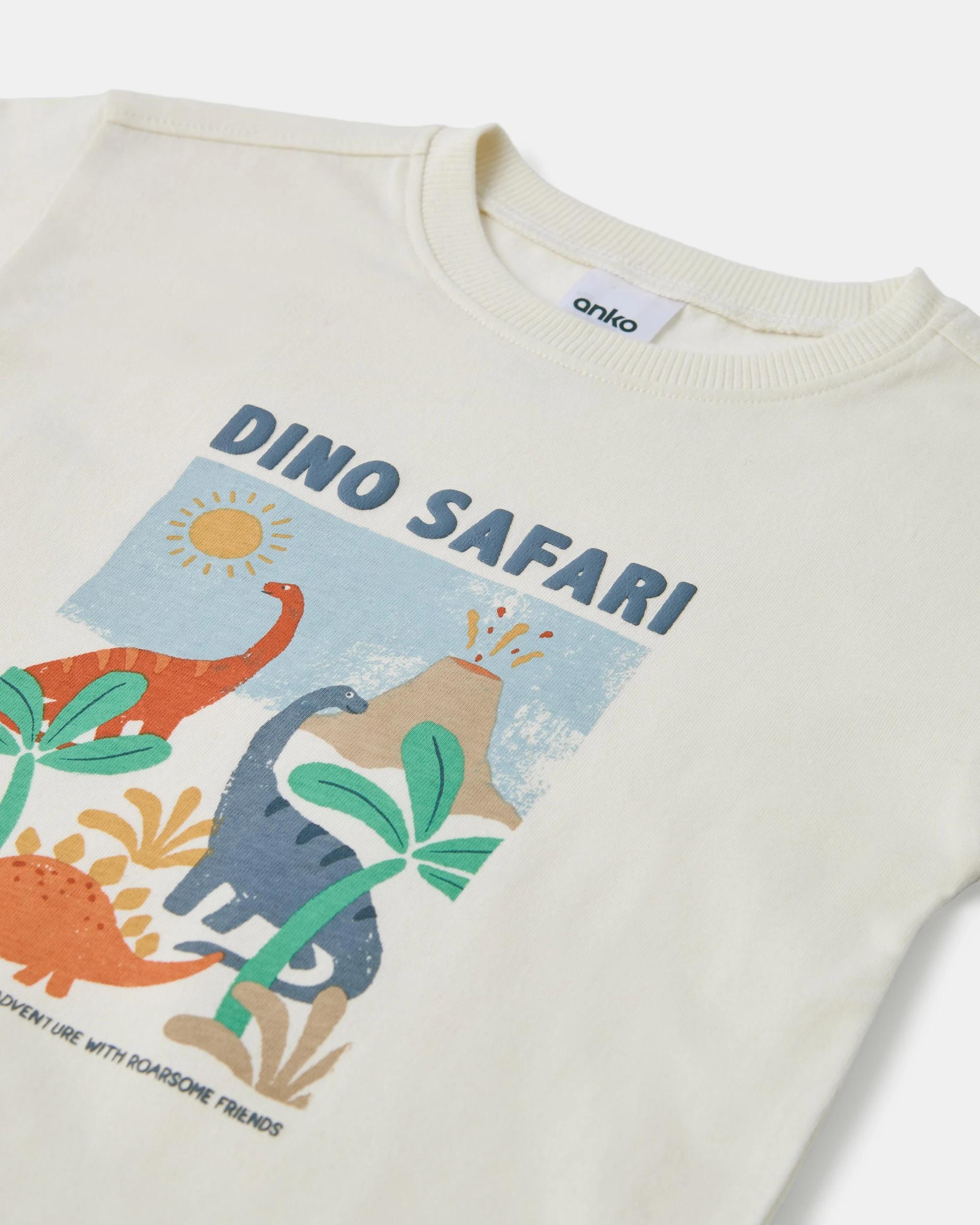 6 3 Pack Short Sleeve T-shirts Dino, 6 of 8