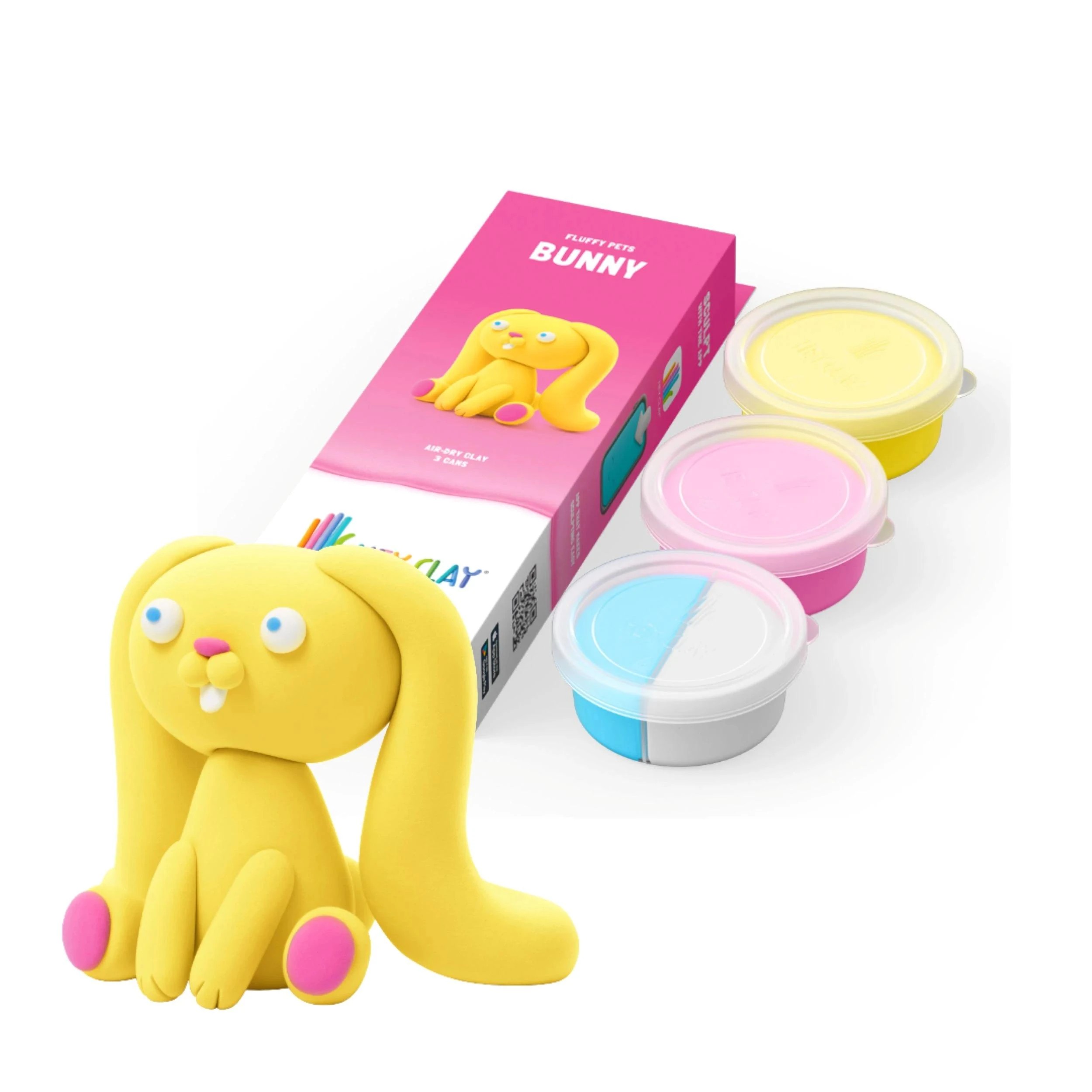 5 Hey Clay Fluffy Pets - Assorted - Multi, 5 of 7