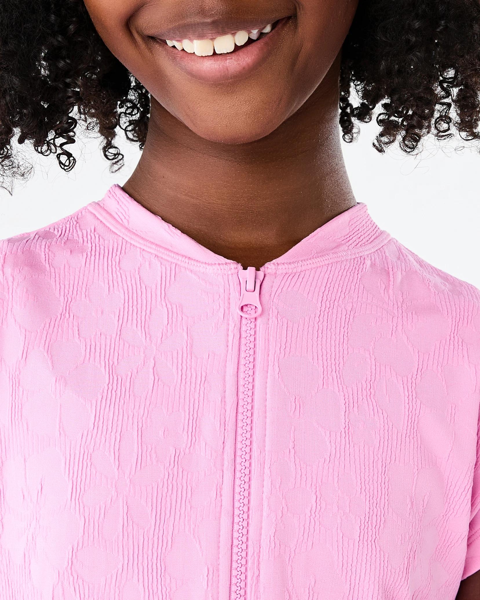 3 One Piece Print Bather with Cap Sleeve Trpc Flwrs, 3 of 8