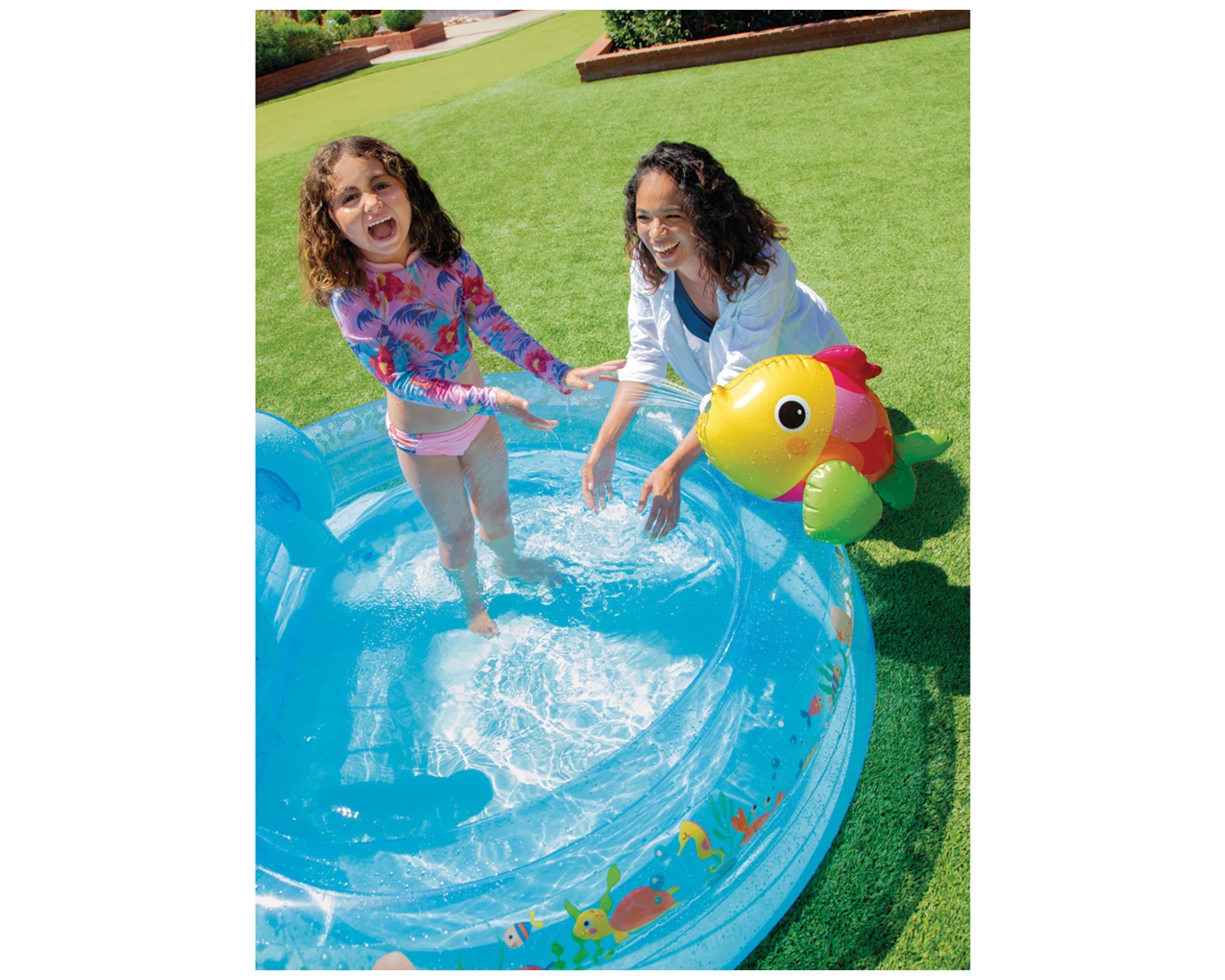 8 INTEX Under The Sea Play Center Kids Child Inflatable Pool 3.10m Vinyl - Blue, 8 of 9