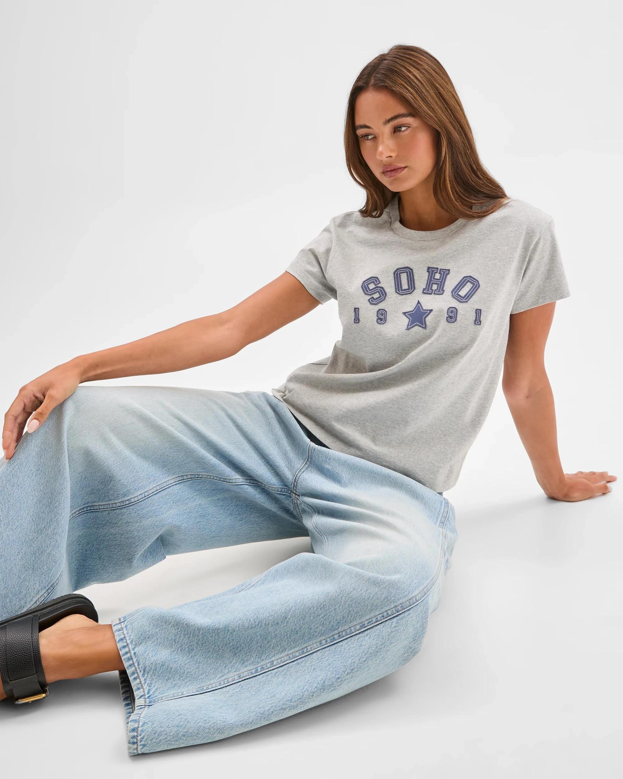 1 Lily Loves Australian Cotton Slim Fit Basic T-Shirt SOHO, 1 of 7