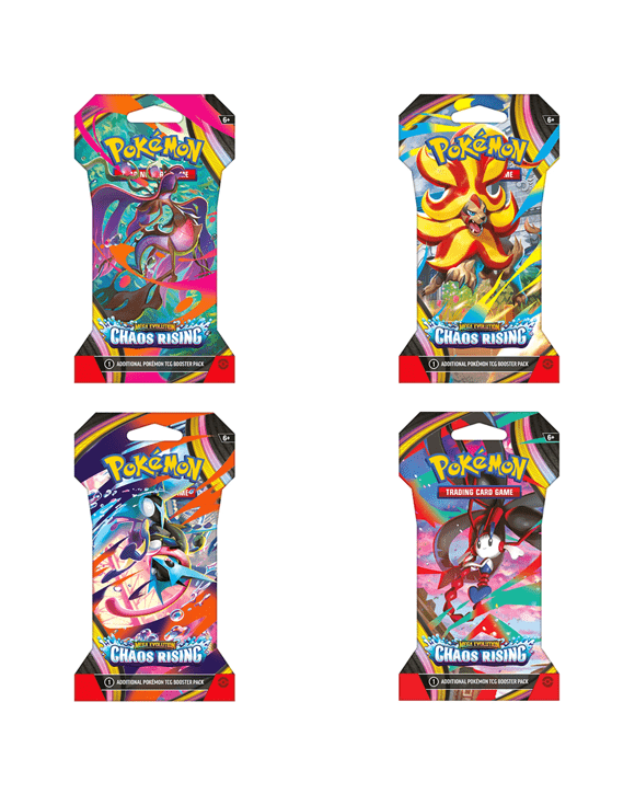 Pokemon Trading Card Game: Mega Evolution - Chaos Rising Sleeved Booster -  Assorted - Kmart