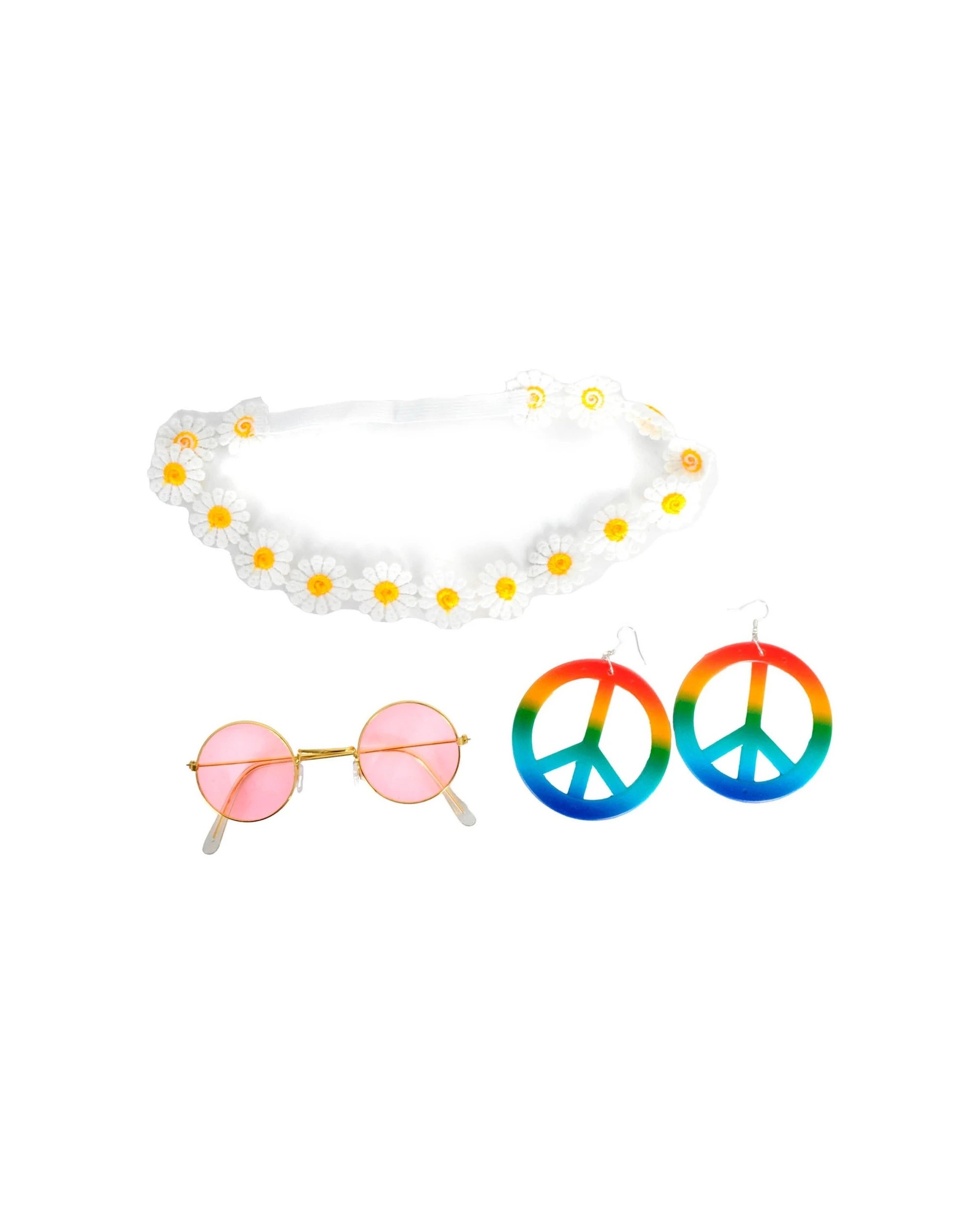 1 JD Party Hippie Accessory Set Party Supplies Costume Accessories - Multi, 1 of 1