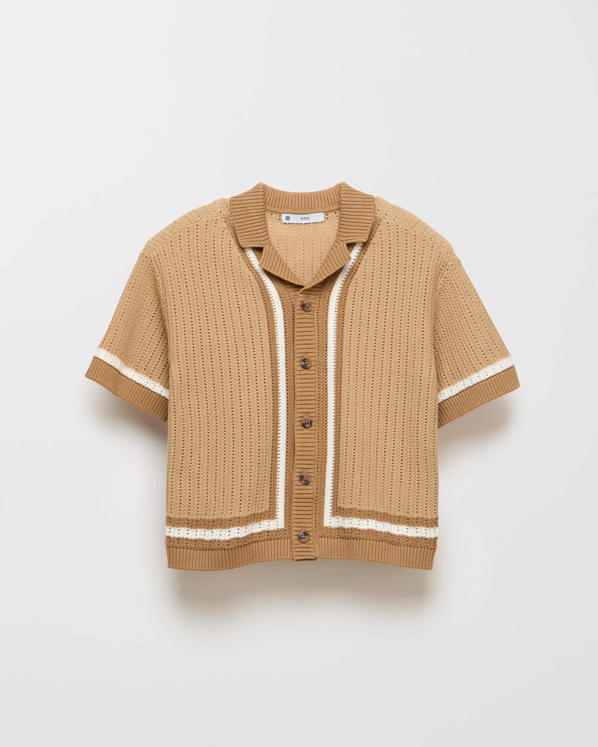 1 Target Australian Cotton Knit Shirt TAN, 1 of 2