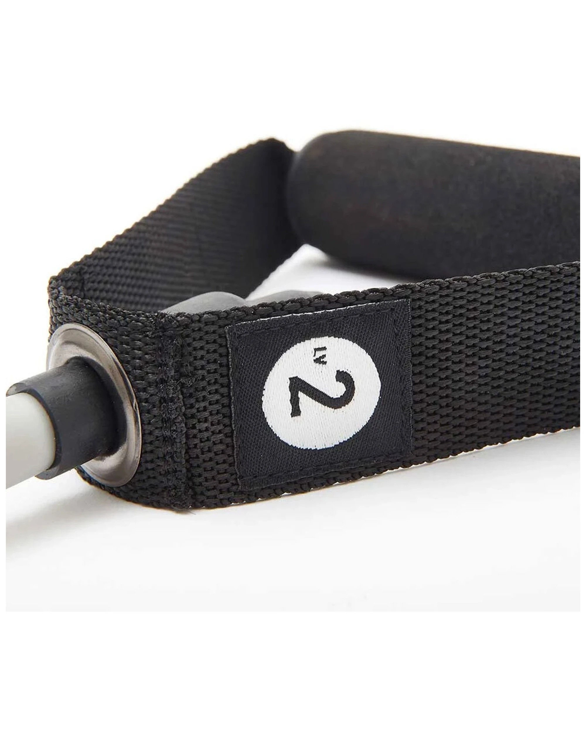 4 Adidas Resistance Tube - Level 2 Comfort Grip Handles Upper And Lower Body - Grey, 4 of 6