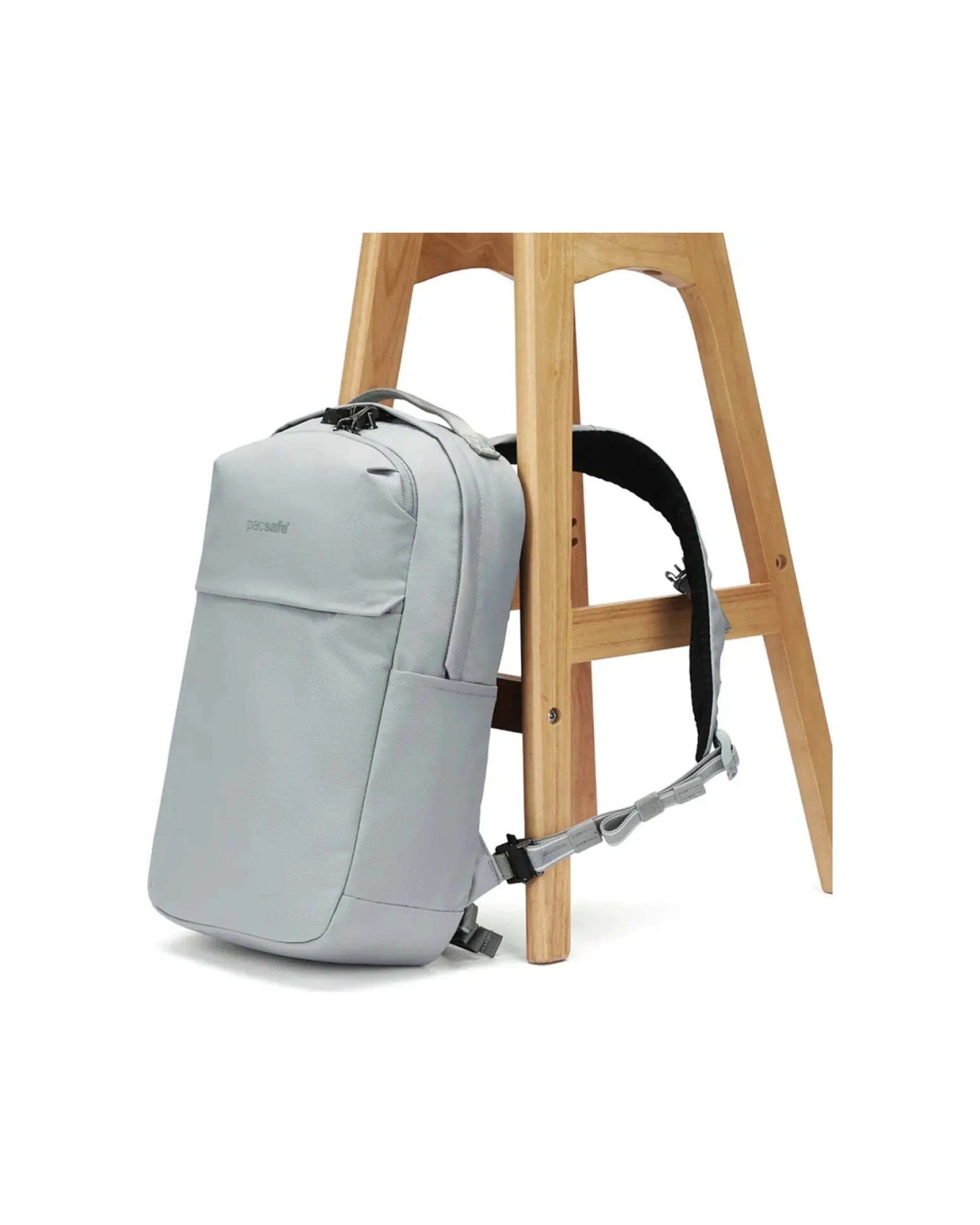 7 Pacsafe V City Anti-Theft RFID 16in Laptop Secure Backpack 20L Enhanced Digital - Grey, 7 of 8