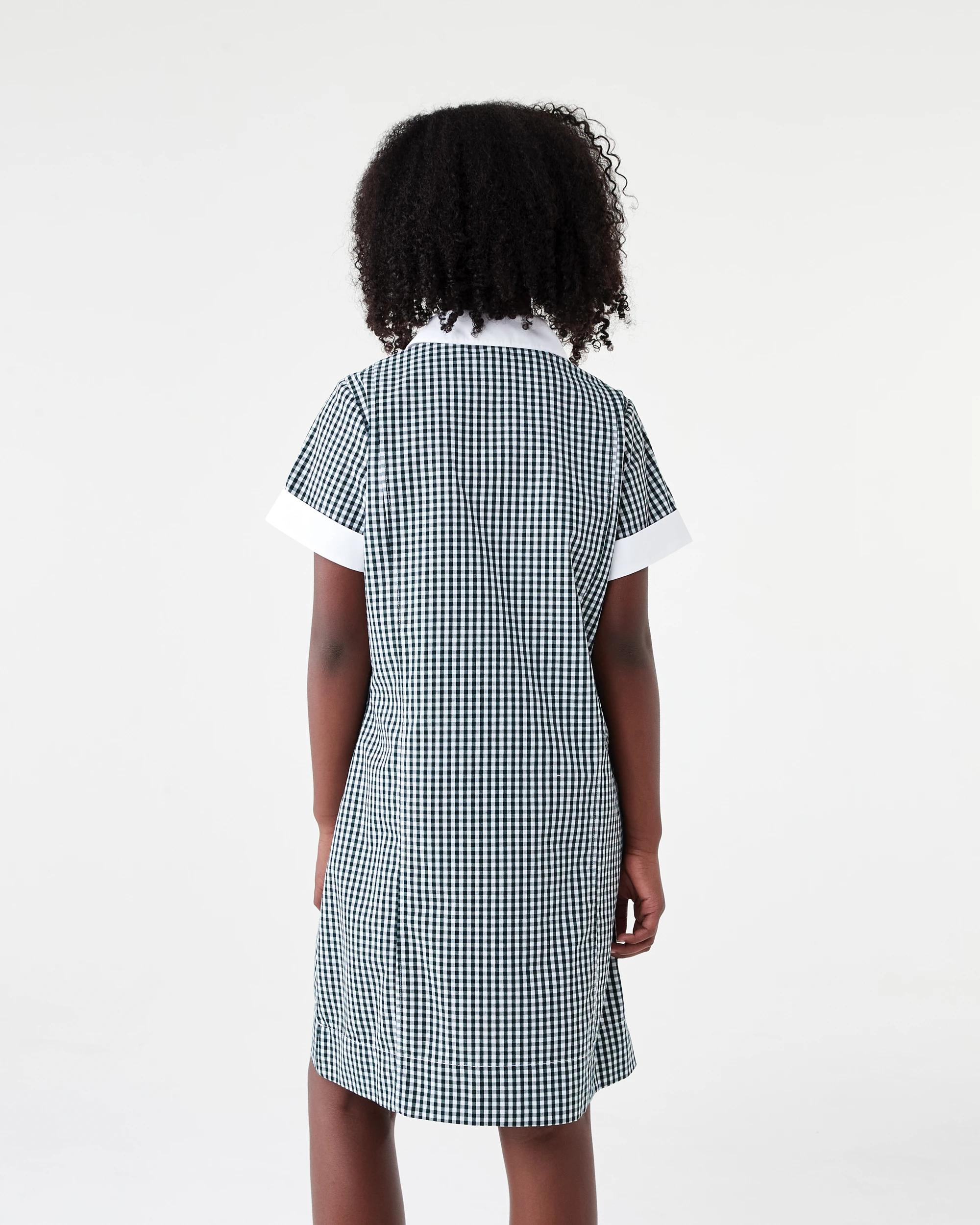 2 School Dress Grn Gngham, 2 of 10