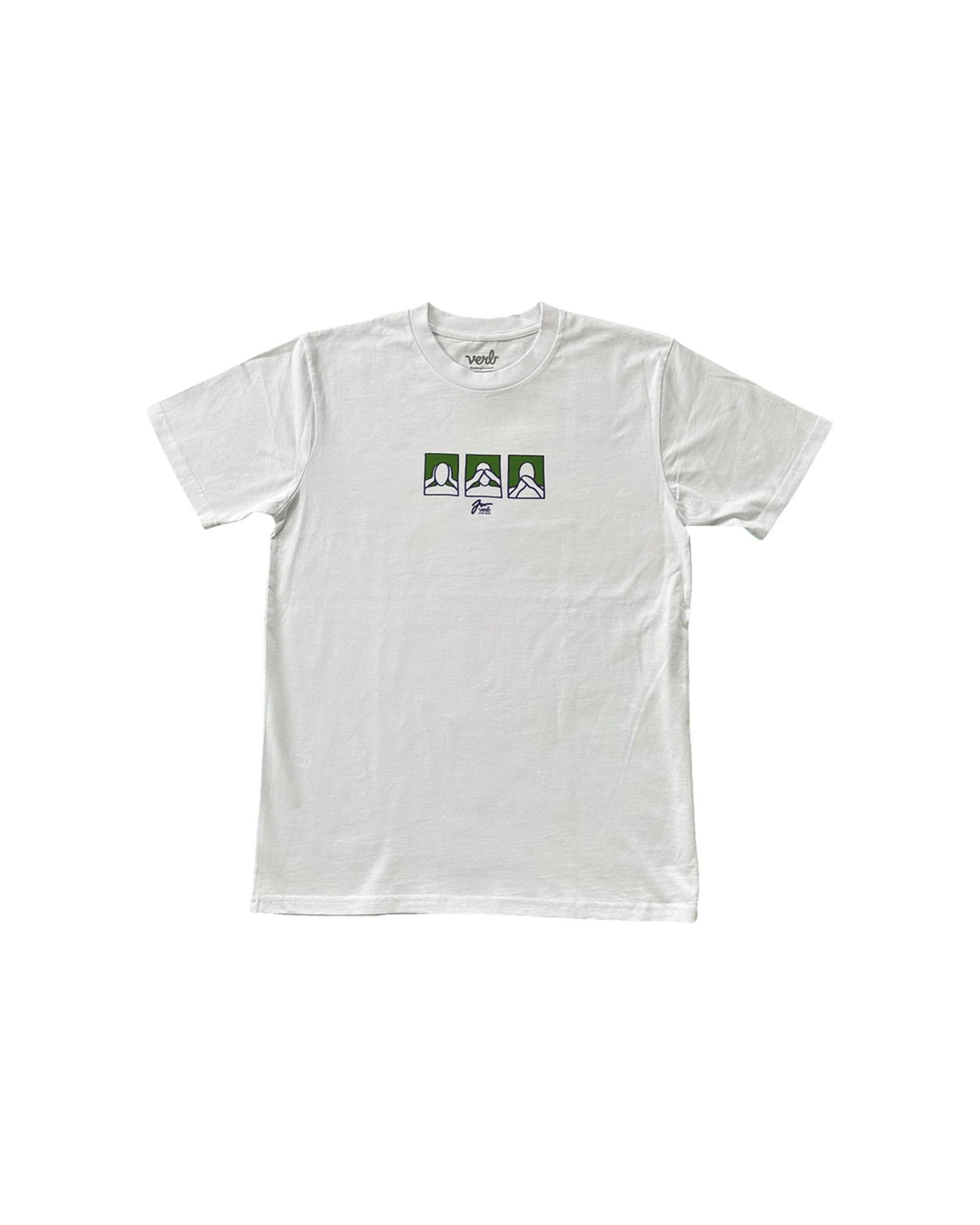 1 Verb Hear Men See Speak Artist Series Jeremy Wray Tshirt Sport WHITE, 1 of 3