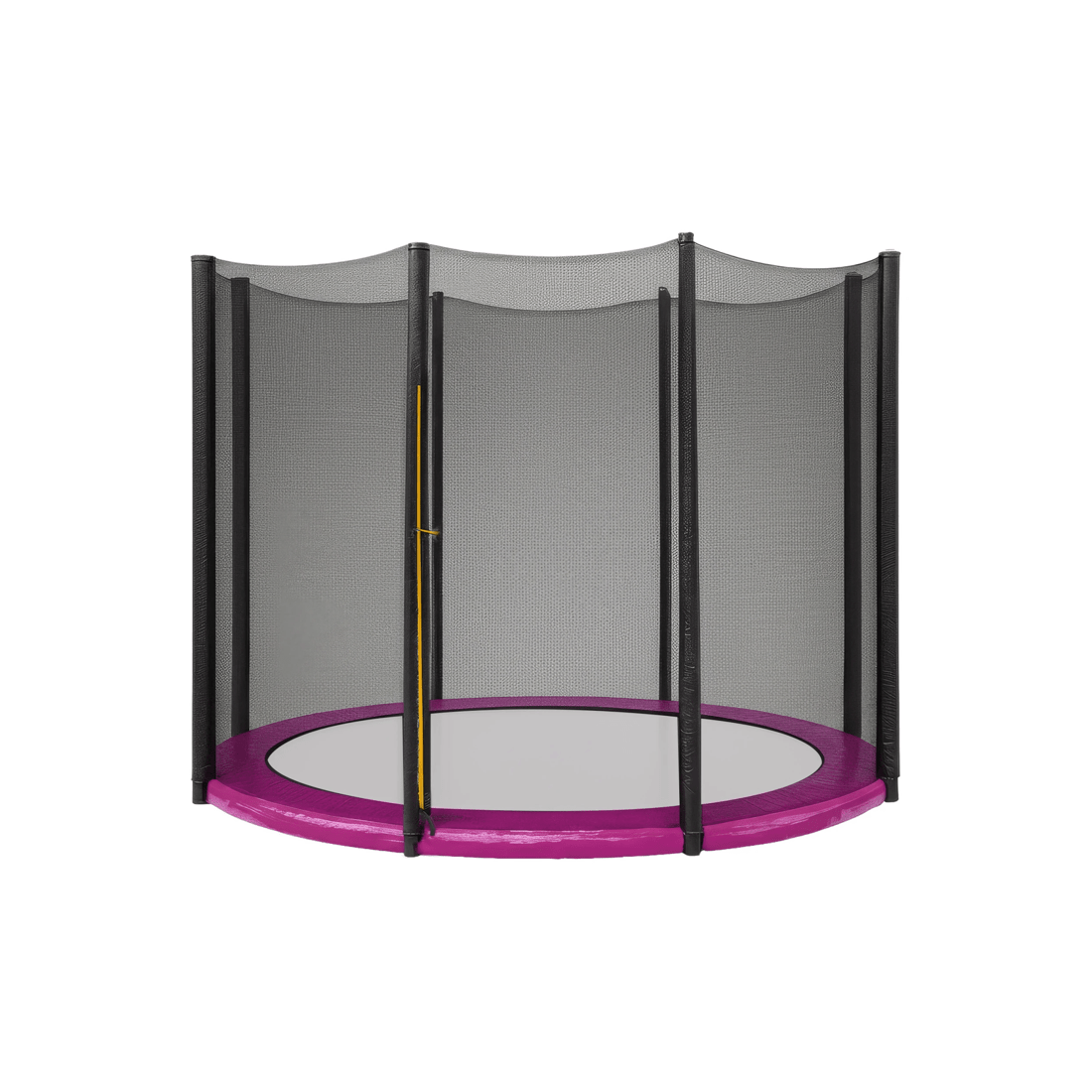 1 12ft Trampoline Replacement Safety Pad and Net Round 12 Poles Pink, 1 of 6
