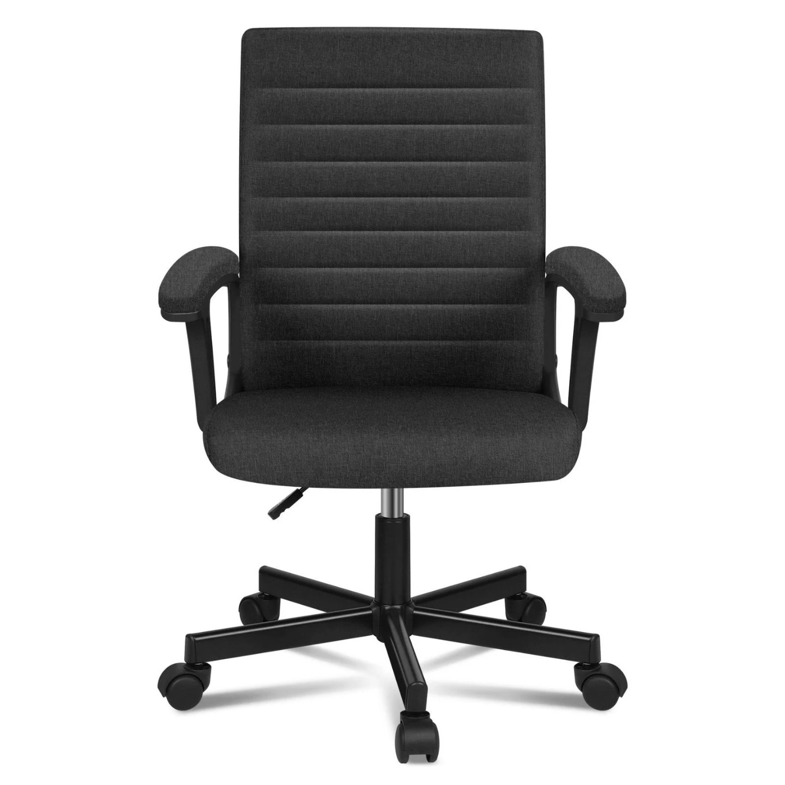 5 Alfordson Office Chair Executive Computer Seat Work Gaming Mid Back Fabric - Black, 5 of 9