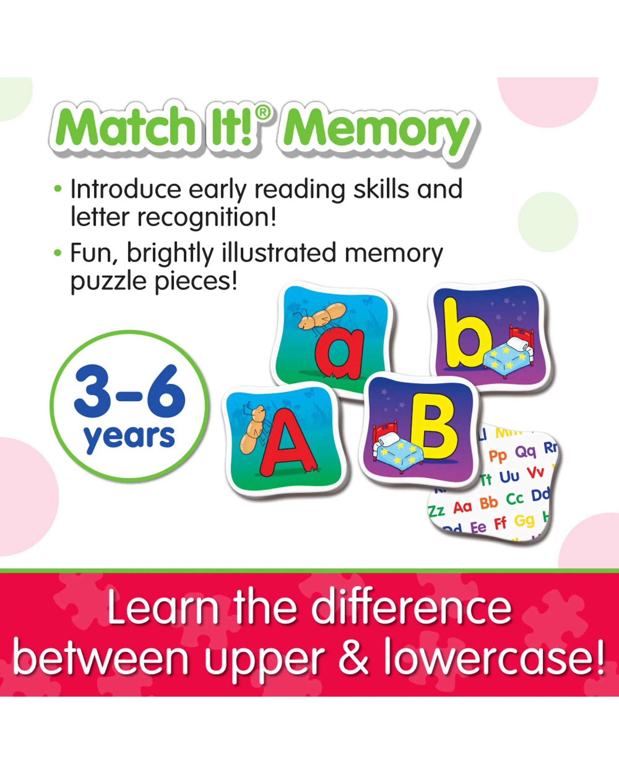 4 Learning Journey Match It Memory Alphabet, 4 of 6