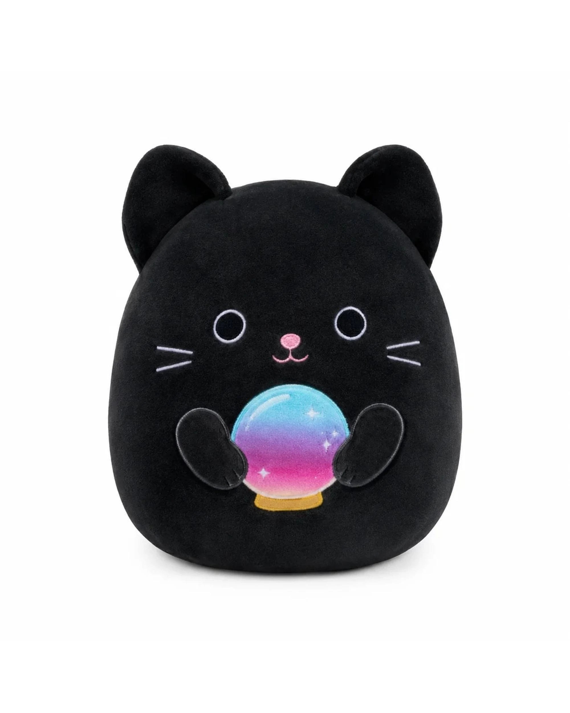 2 Squishmallows Halloween Calio the Black Cat with Crystal Ball 7.5 inch Plush, 2 of 3