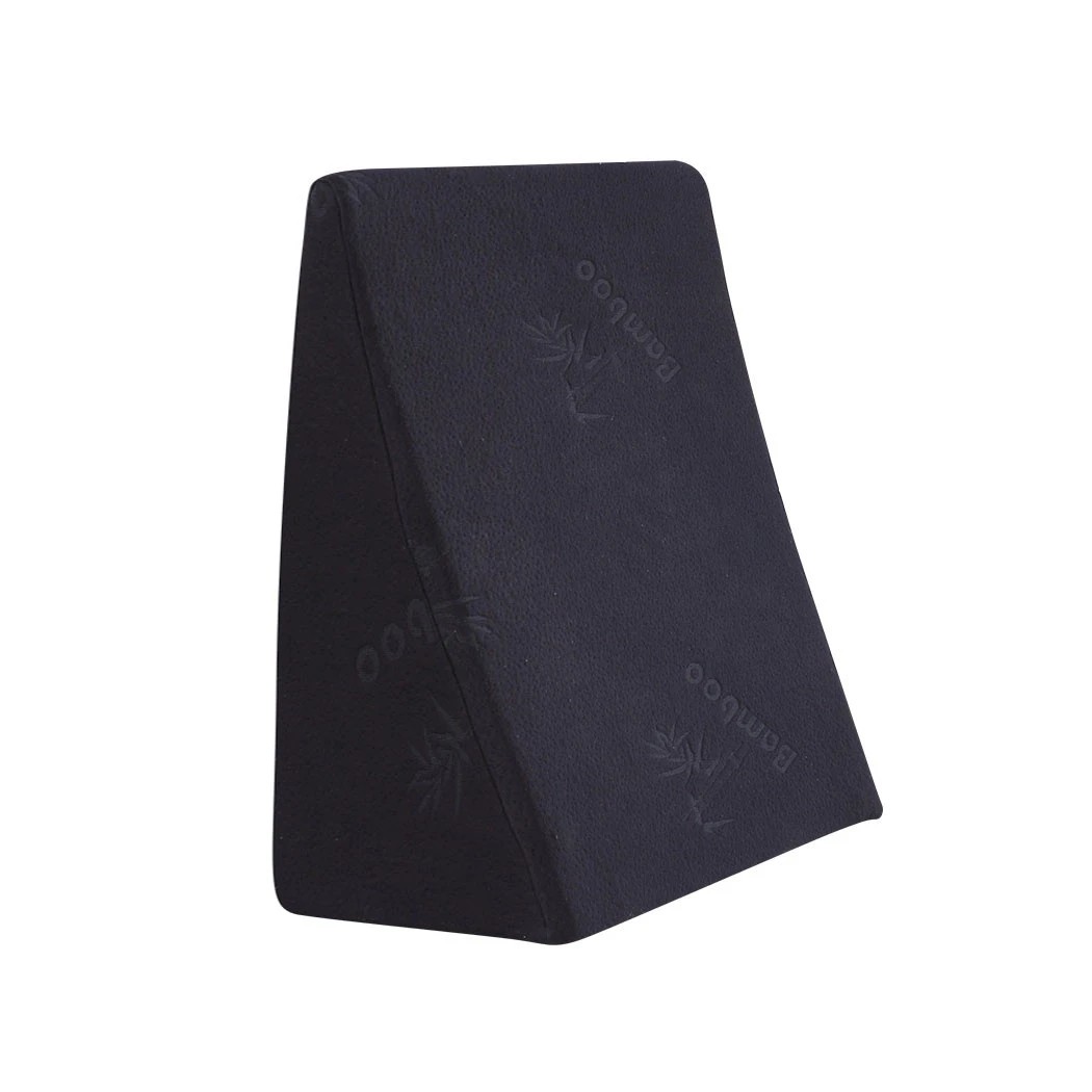 8 Dreamz Cool Gel Memory Foam Bed Wedge Pillow Cushion Neck Back Support Sleep With Cover x2, 8 of 10