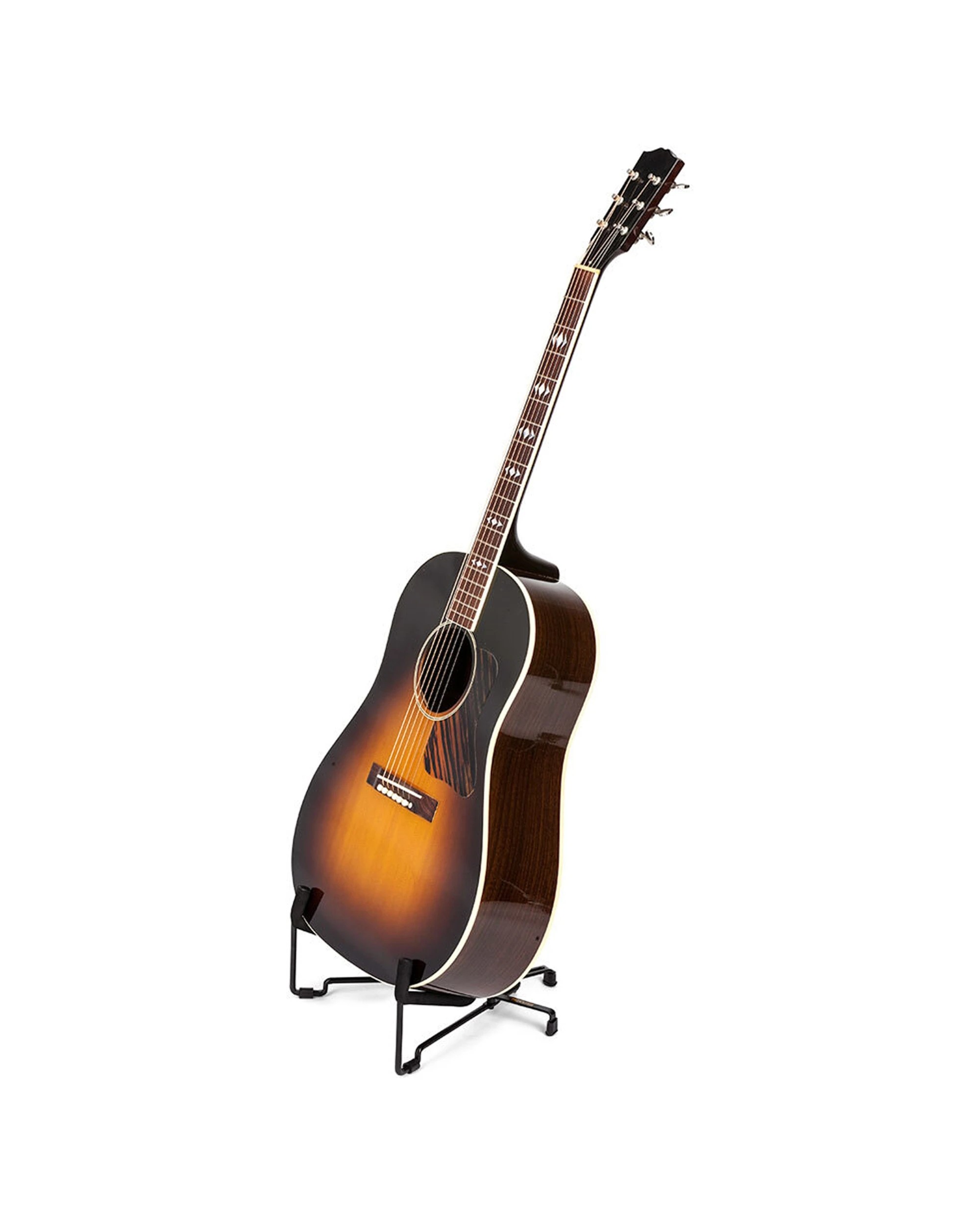 2 Hercules Travlite Acoustic Guitar & Vihuela Foldable Stand Floor Rack Holder - Black, 2 of 4
