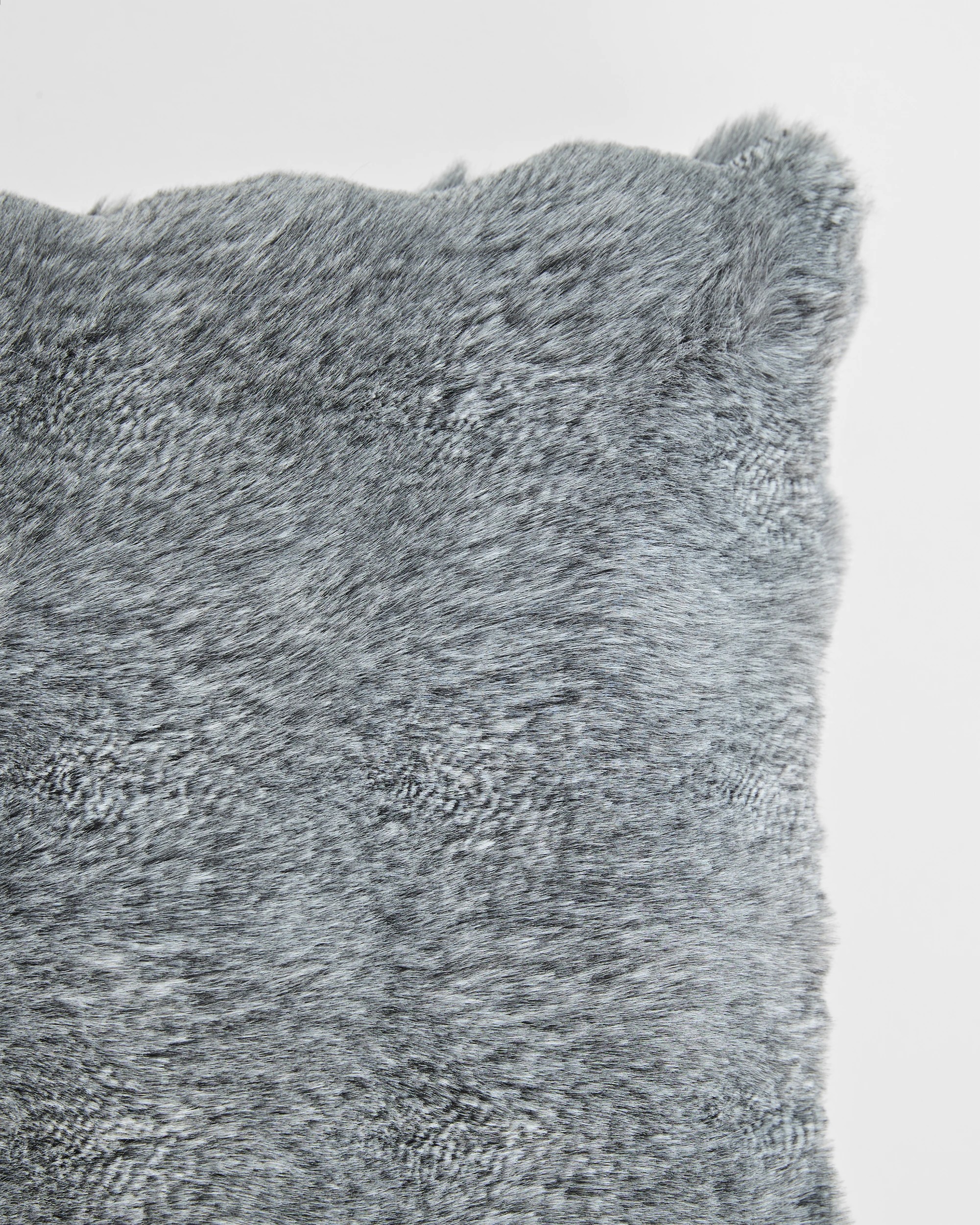 2 Target Ella Faux Fur Cushion - Grey, 2 of 2