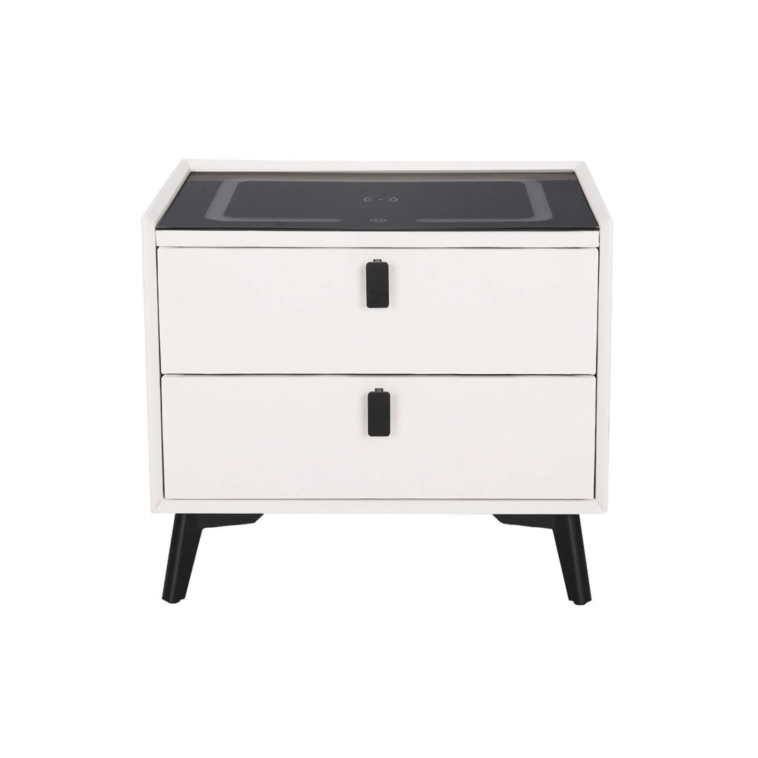 3 Artiss Smart Bedside Table - White, 3 of 7