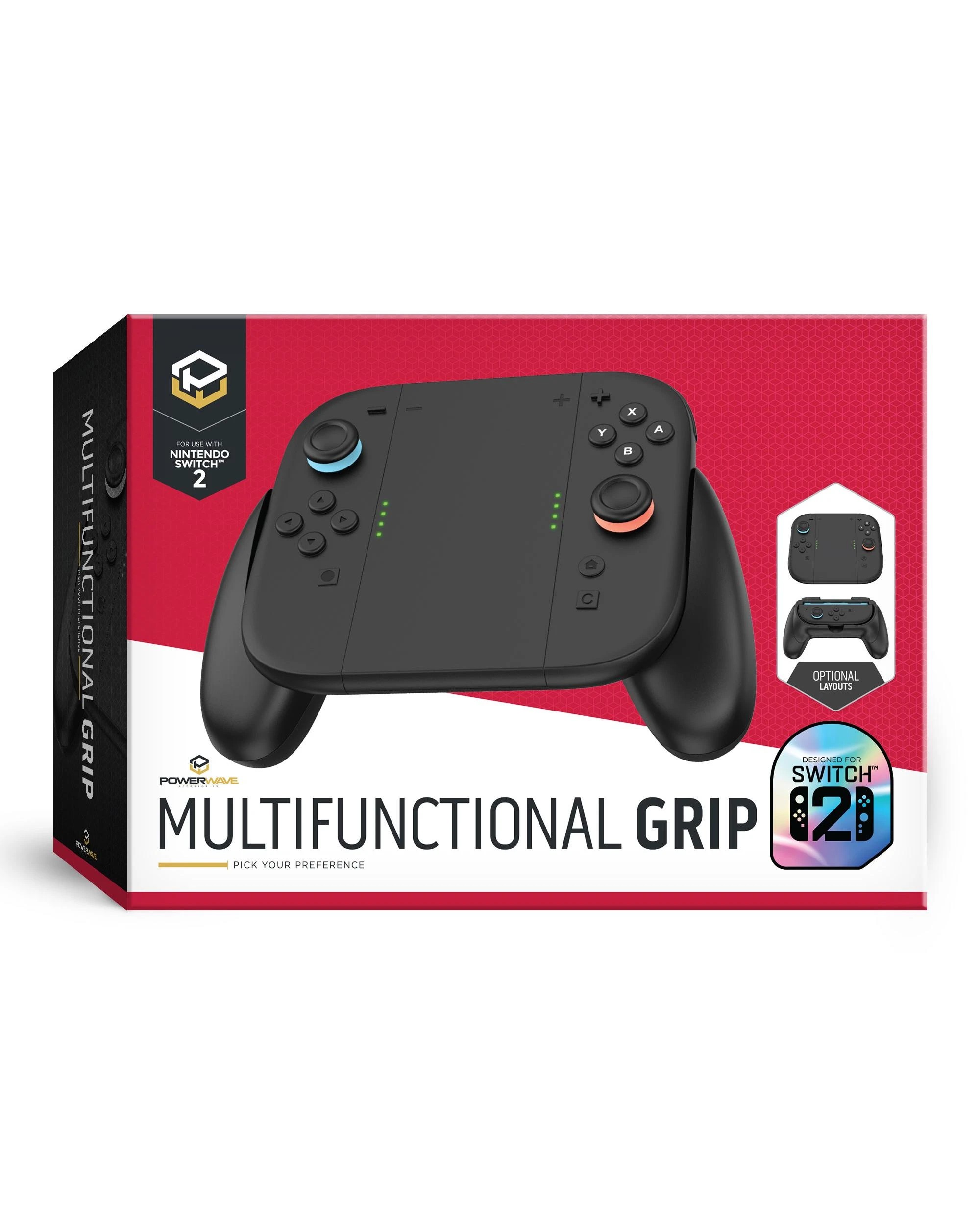 1 Powerwave Multifunctional Grip for Nintendo Switch 2 - Black, 1 of 10