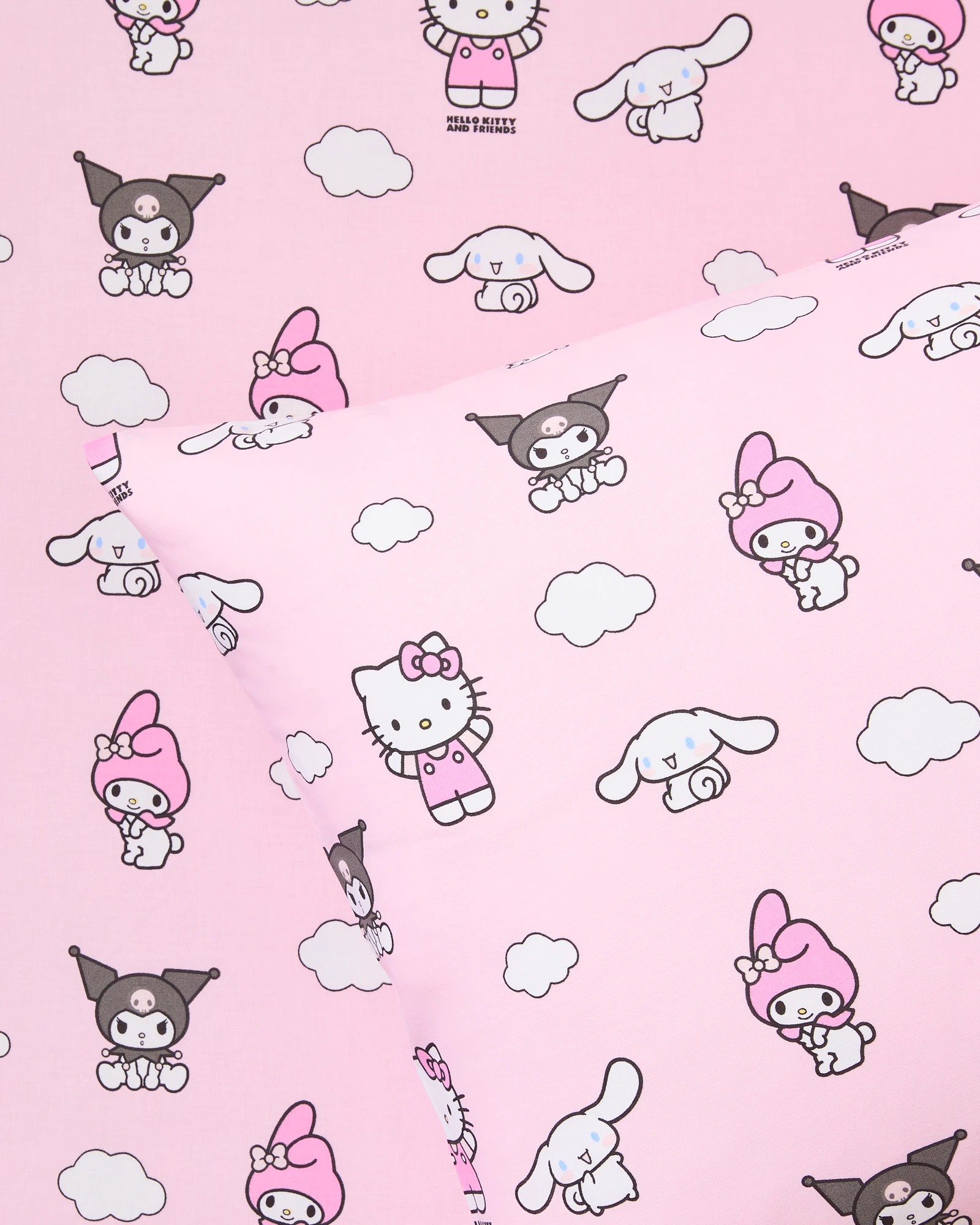 2 Hello Kitty & Friends Fitted Sheet Set
 - Single Bed
 - Pink, 2 of 3