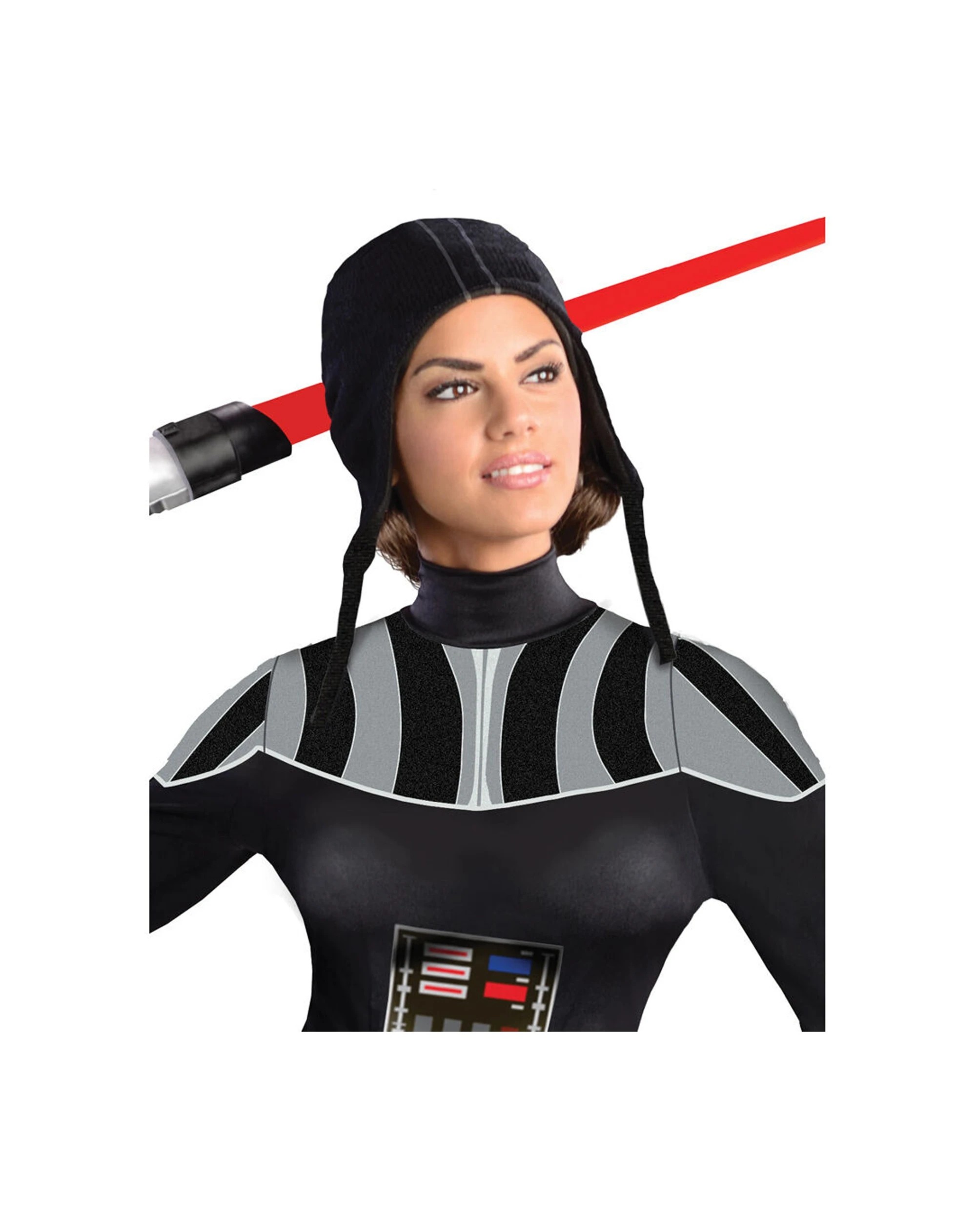 2 Star Wars Darth Vader Female Womens Dress Up Costume Size L - Black, 2 of 4