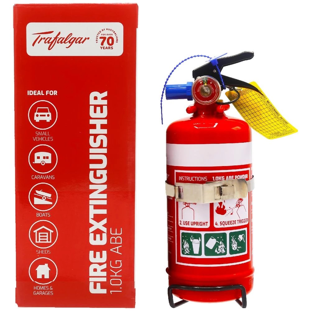 5 Trafalgar ABE Fire Extinguisher 1kg Red, 5 of 7