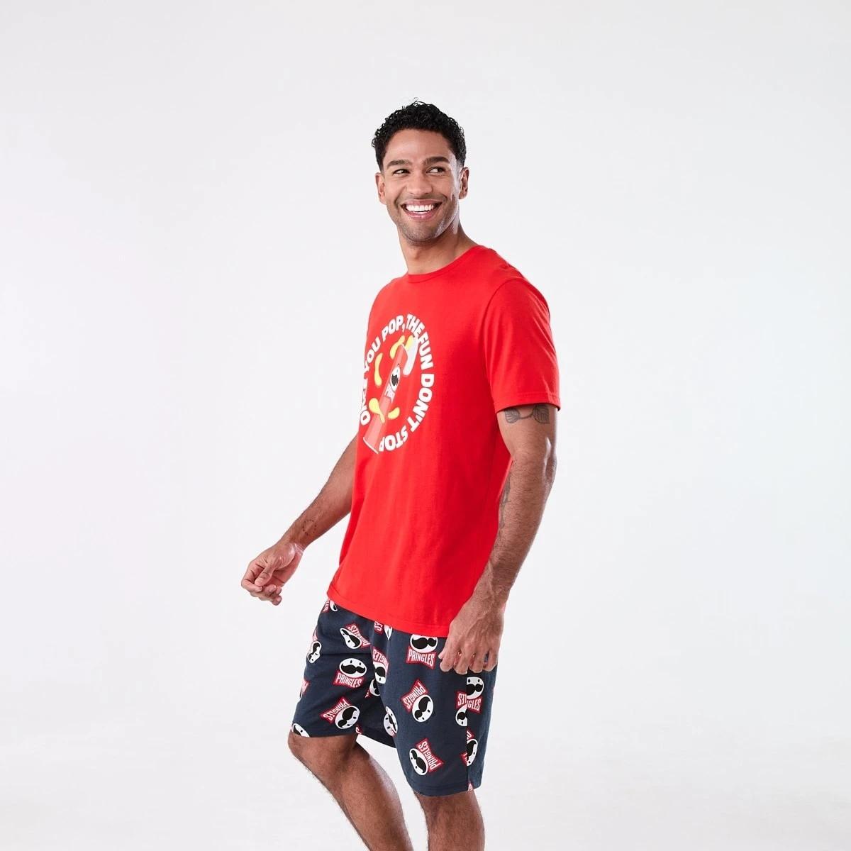 2 Short Sleeve Pringles License Pyjama Set PRINGLES, 2 of 8