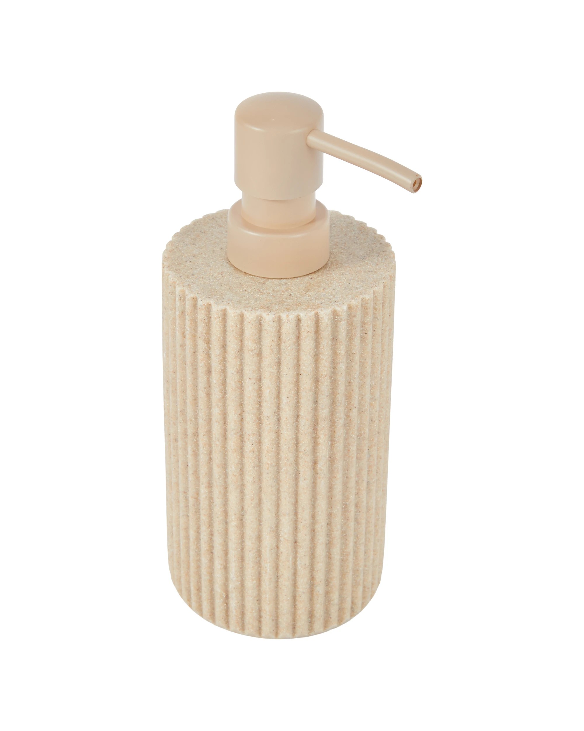 1 Natural Fluted Soap Dispenser, 1 of 4