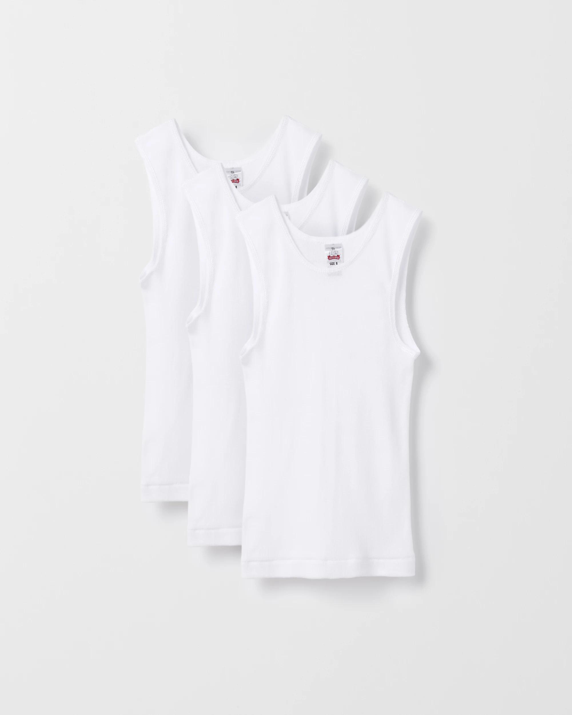 1 Bonds 3 Pack Chesty Tanks WHITE, 1 of 3