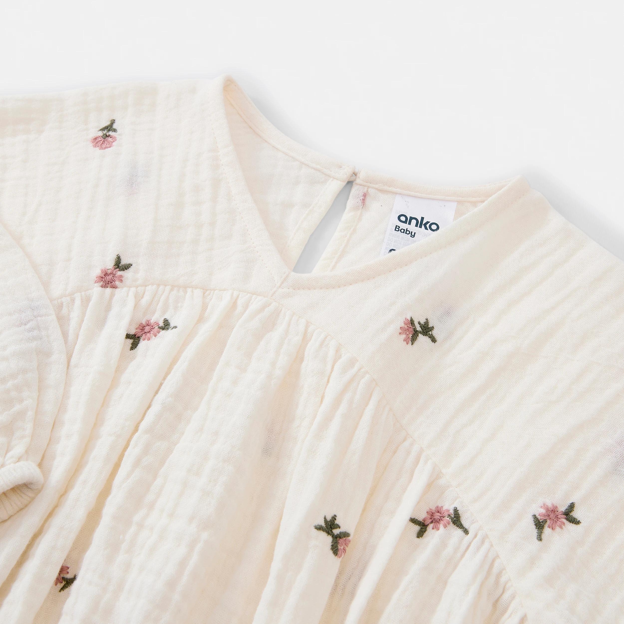 3 Crinkle Long Sleeve Bodysuit Vam Flr, 3 of 3