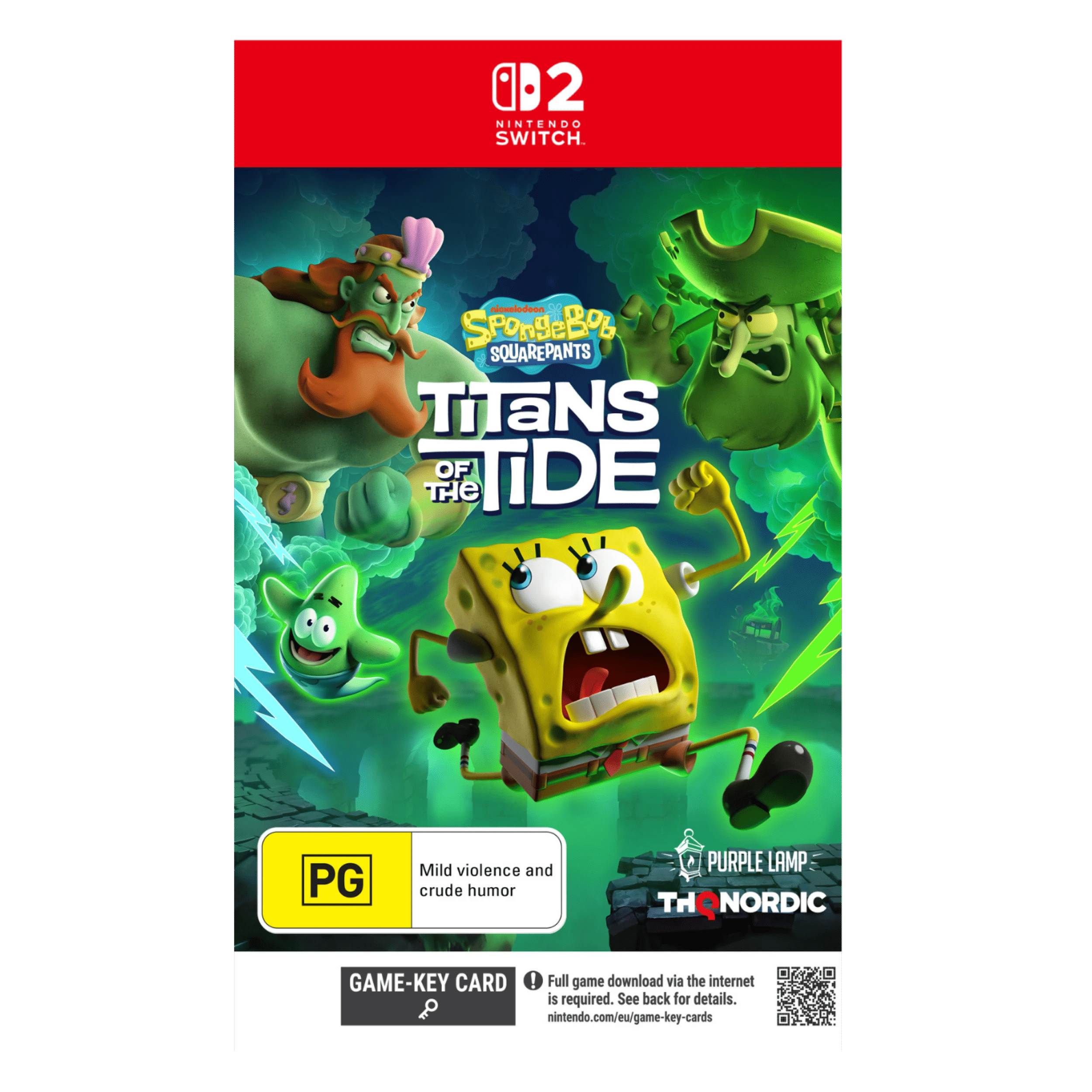 1 SpongeBob SquarePants: Titans of the Tide (Code in Box) - Nintendo Switch 2 - Multi, 1 of 4