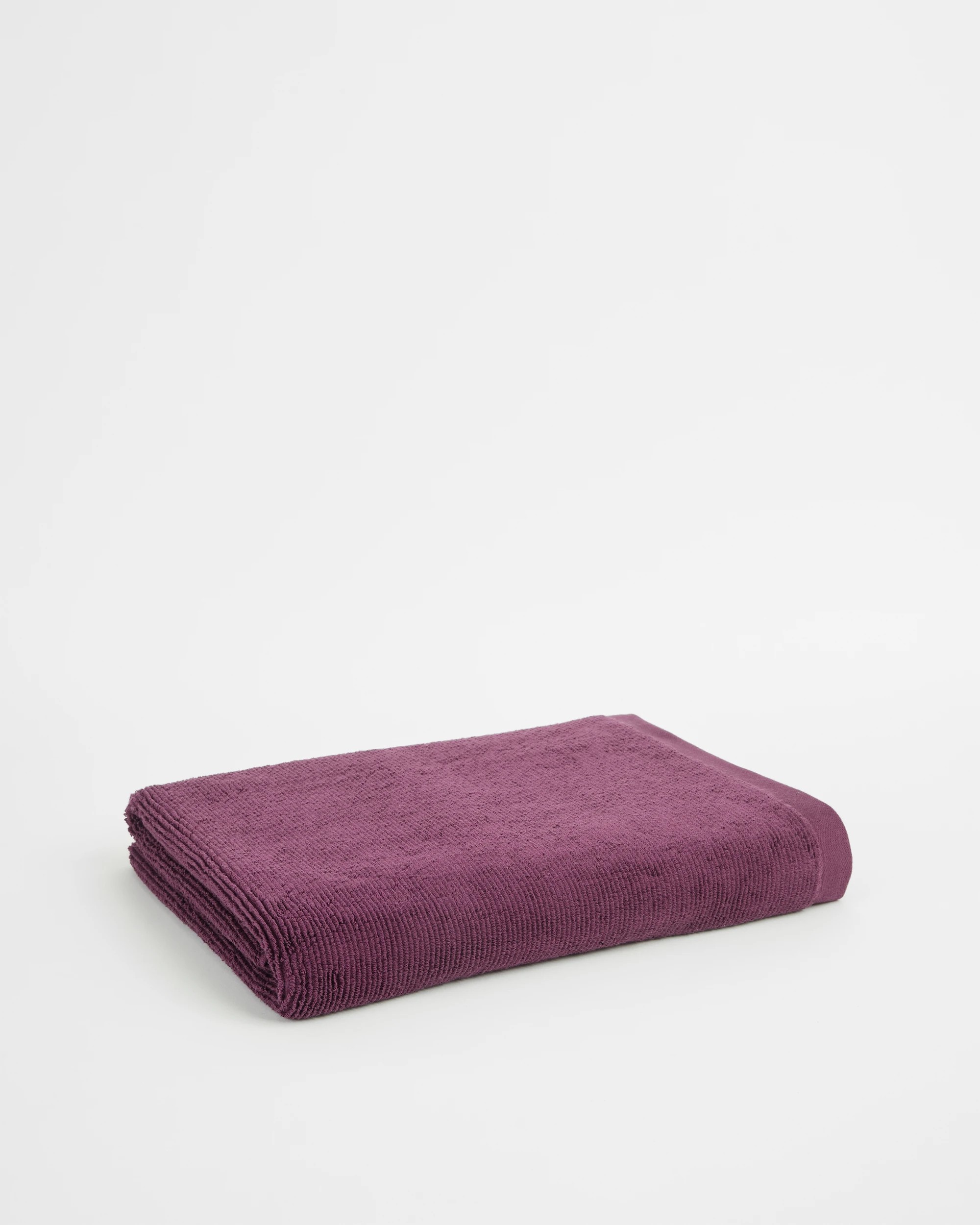 1 Target Reed Australian Cotton Rib Bath Sheet - Purple, 1 of 3