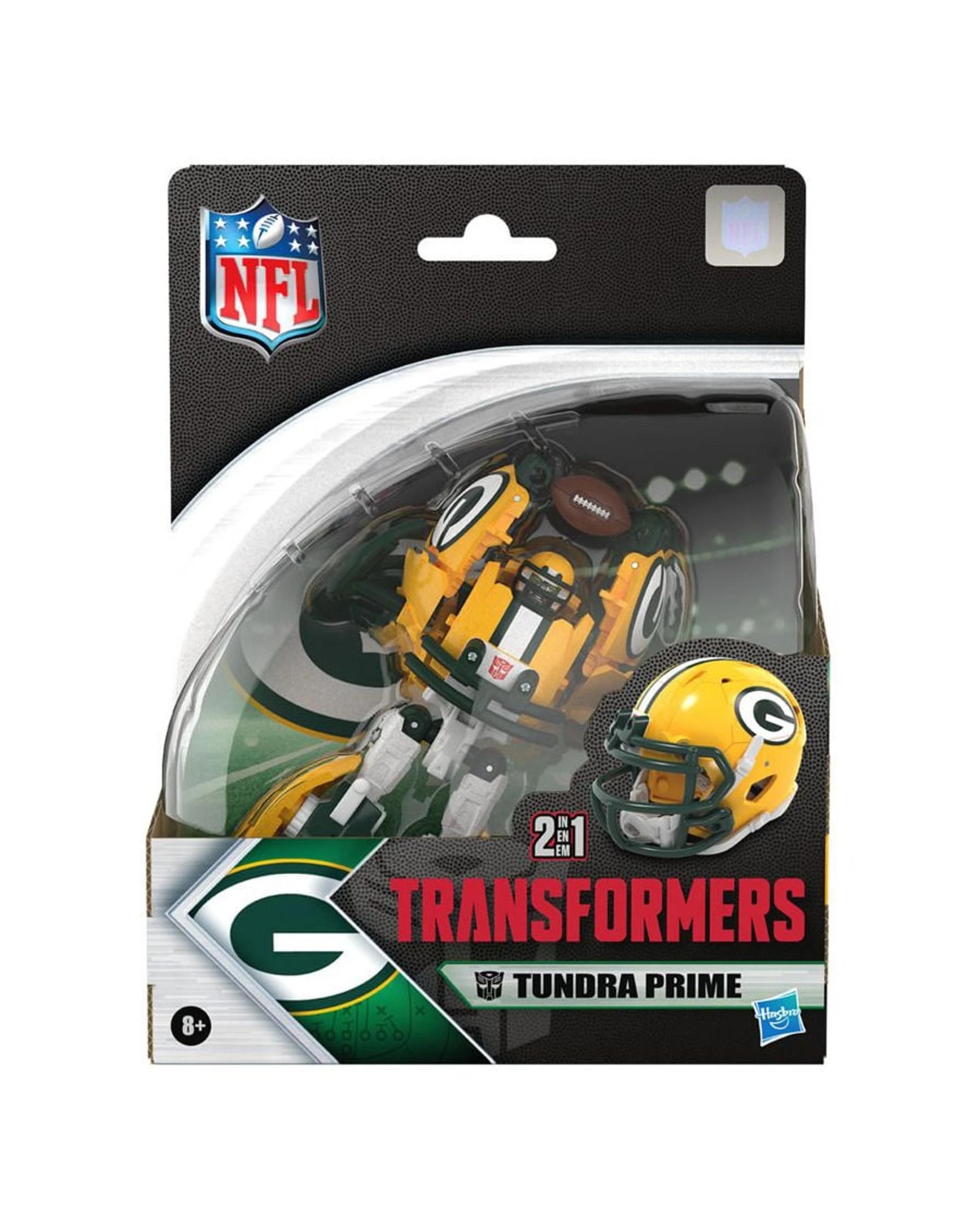 1 Transformers Collaborative NFL X Transformers Green Bay Packers Tundra Prime Action Figure, 1 of 8