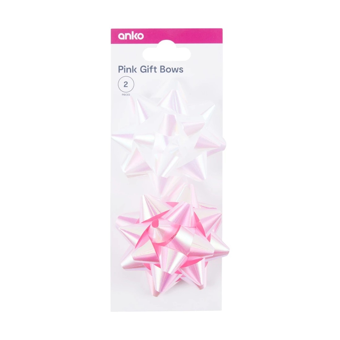 1 2 Piece Gift Bows - Pink, 1 of 3