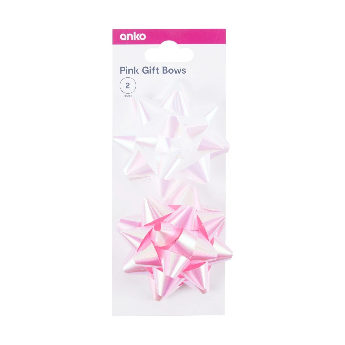 1 2 Piece Gift Bows - Pink, 1 of 3