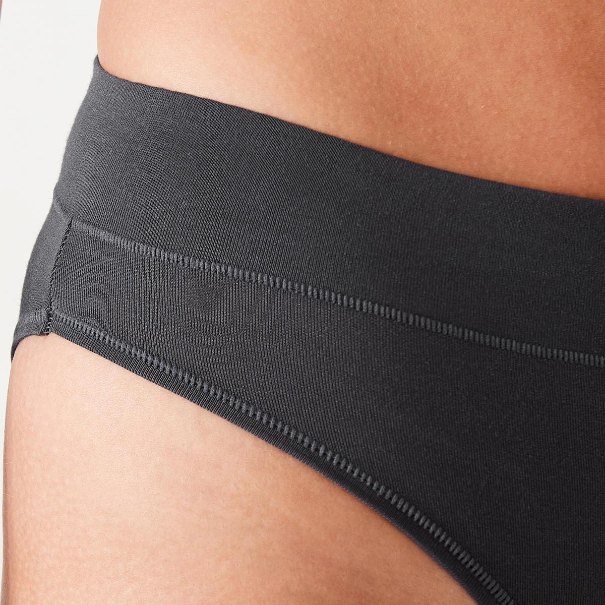 8 3 Pack Bamboo Blend Hi-Cut Briefs SMOKY GREEN, SILVER MARLE, SHADOW NAVY, 8 of 8