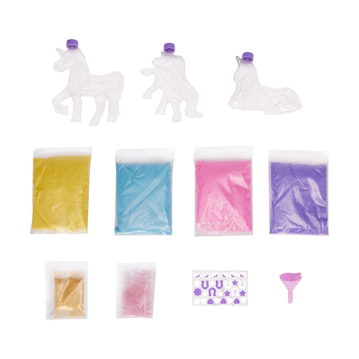 2 Make Your Own Unicorn Sand Ornaments, 2 of 10