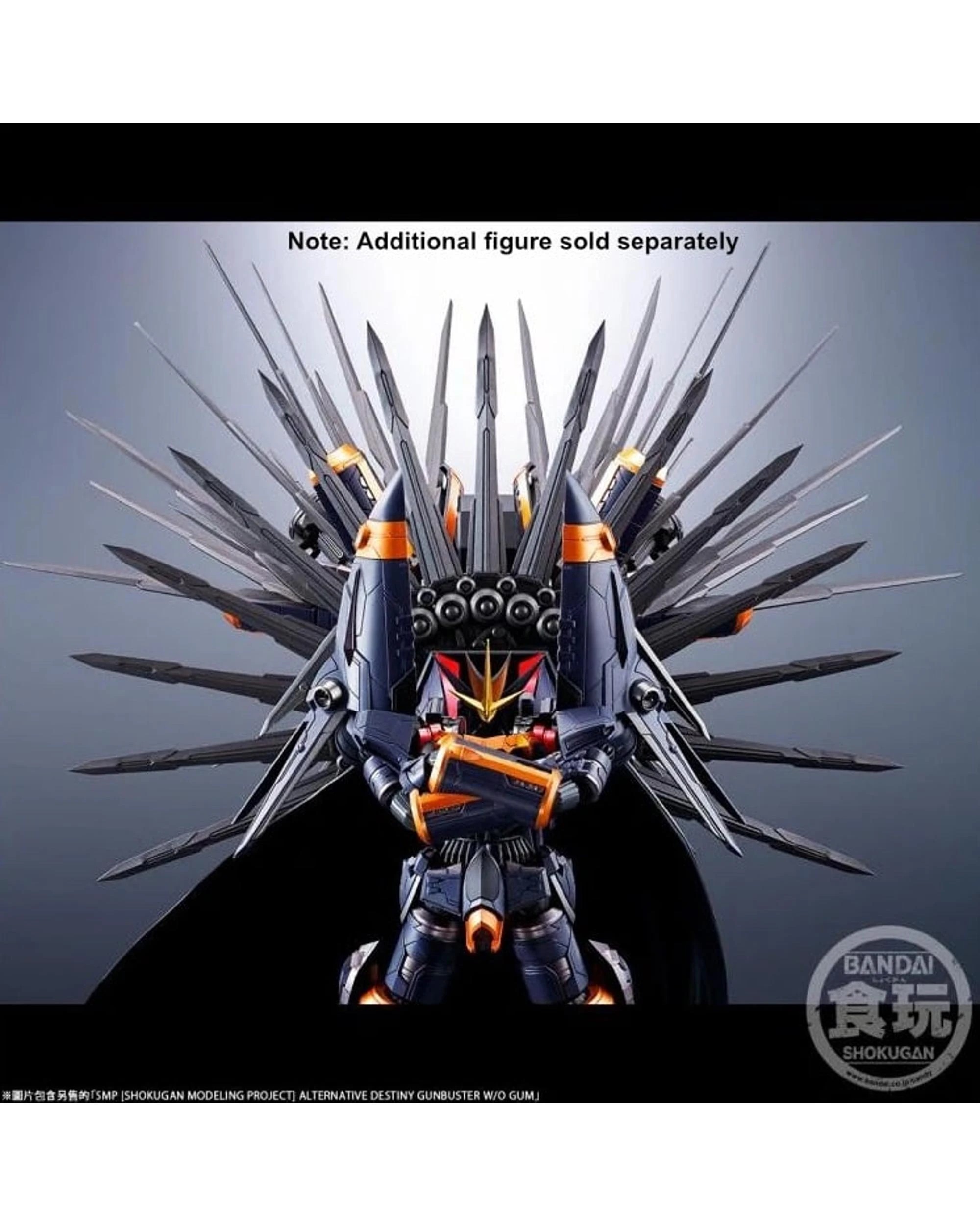 10 Bandai Shokugan Alternative Destiny Gunbuster Super Lightning Kick Option Parts Set, 10 of 10