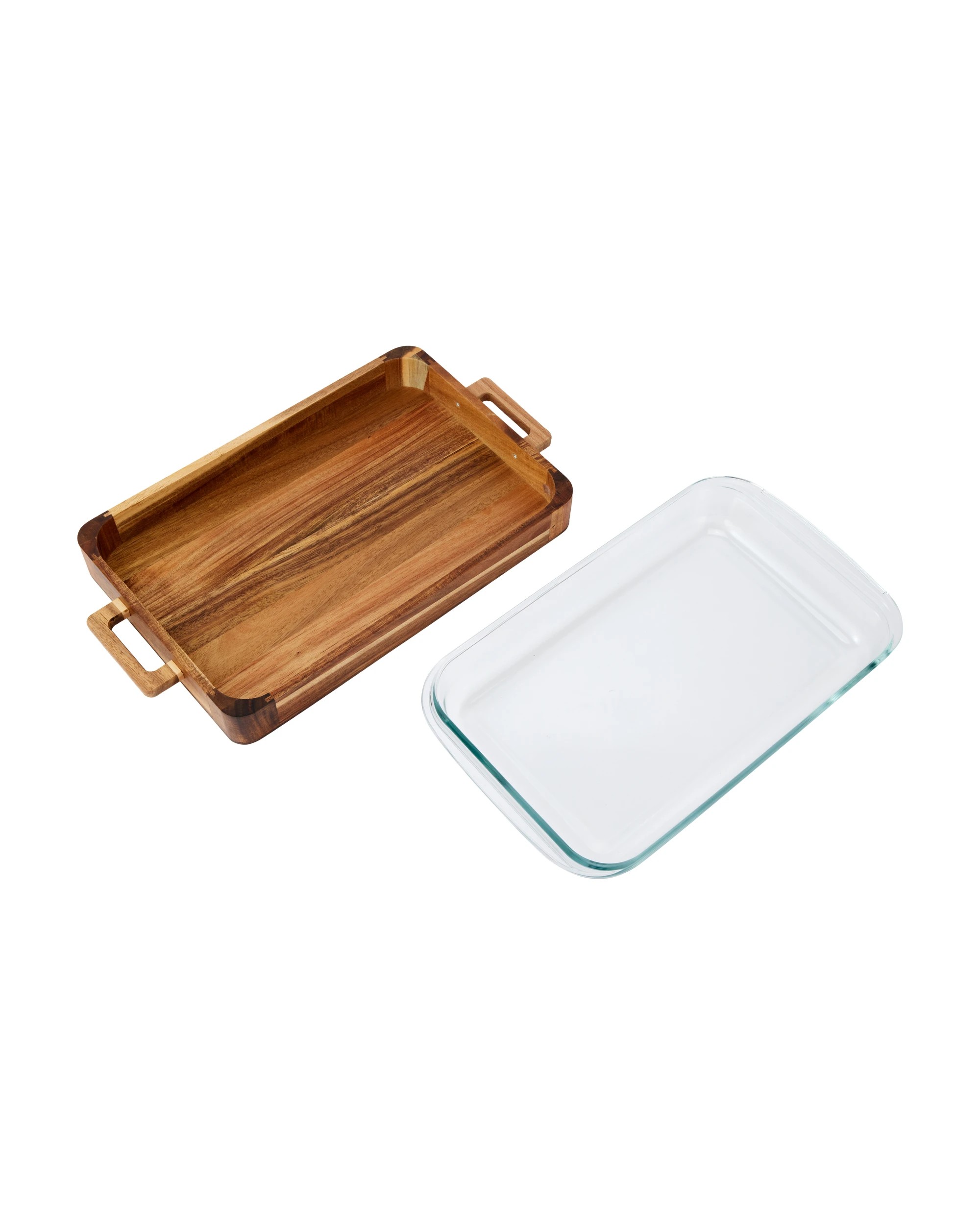 5 3L Acacia and Glass Baking Dish, 5 of 6