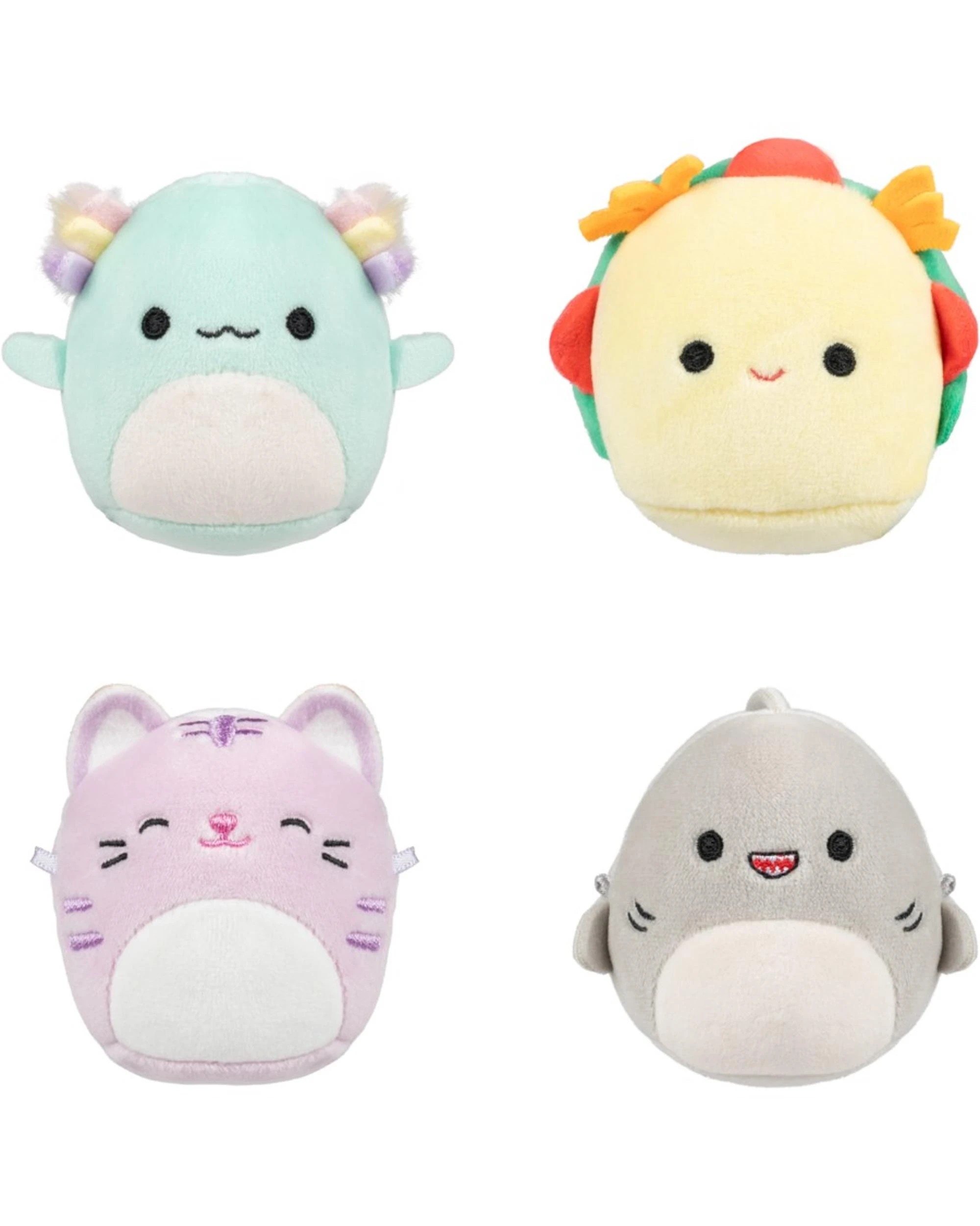 2 Squishmallows Micromallows 2.5 inch Plush 4 Pack - Irena the Axolotl, 2 of 3
