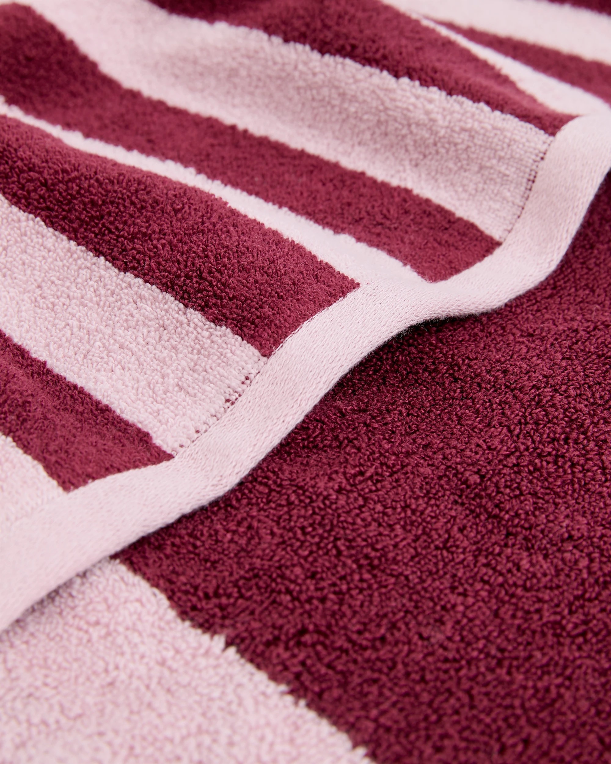2 Target Rayne Australian Cotton Stripe Bath Towel - Pink, 2 of 3