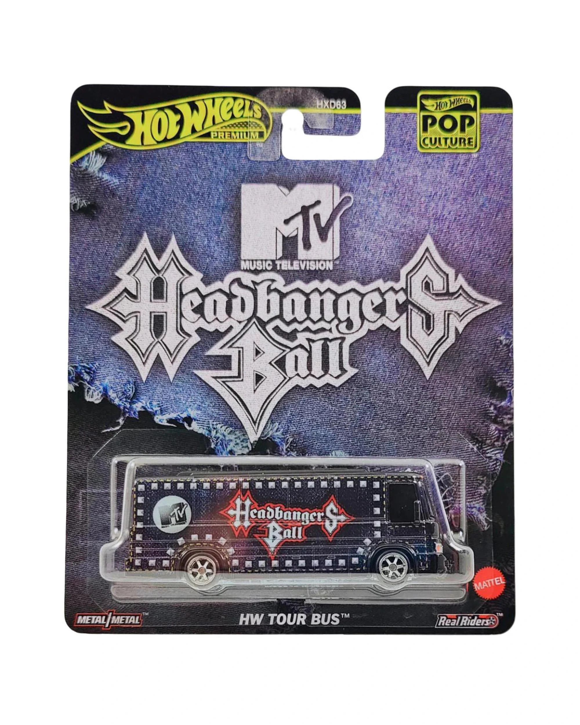 1 Hot Wheels Premium Pop Culture MTV Headbangers Ball HW Tour Bus, 1 of 1
