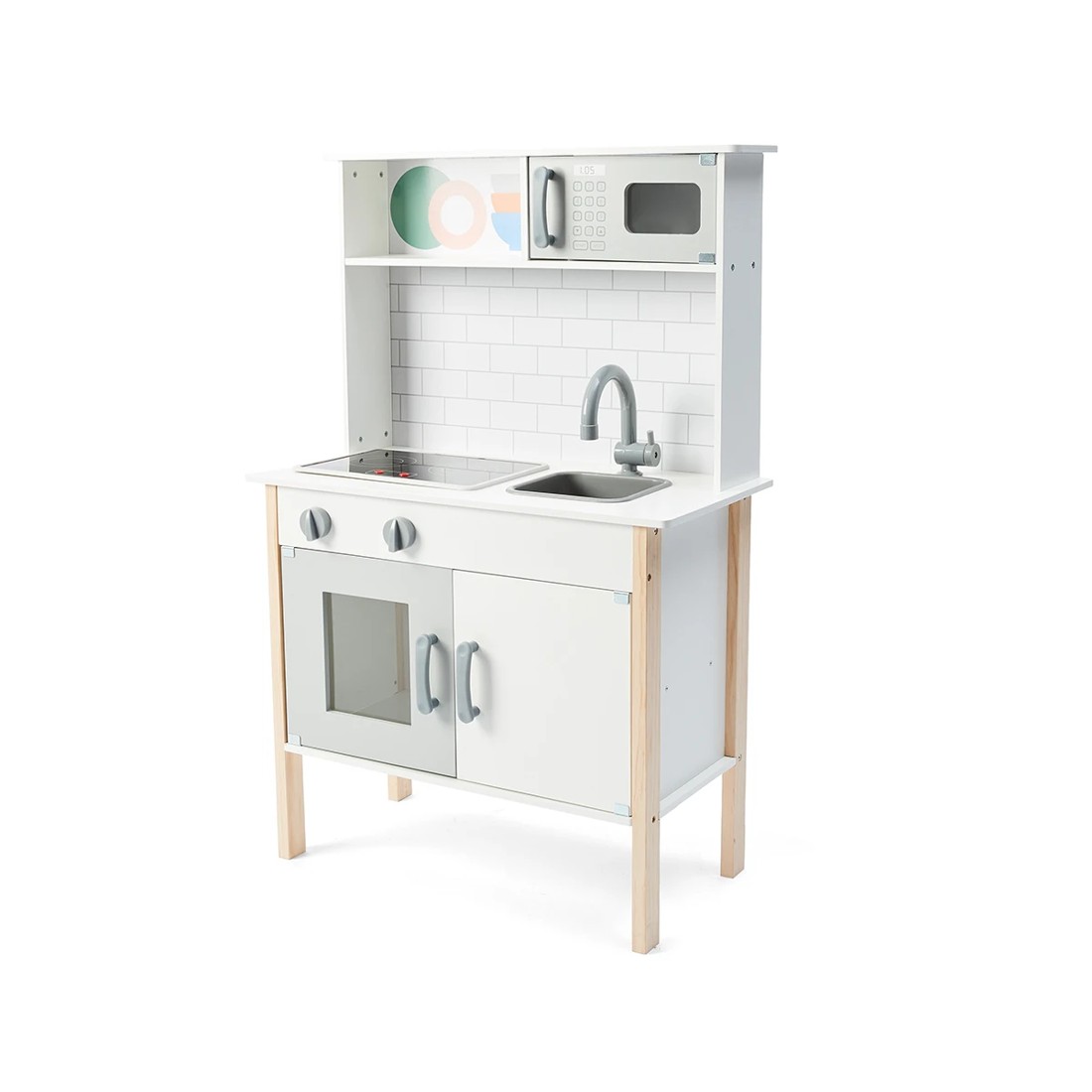 2 Wooden Kitchen with Light and Sound Stove, 2 of 10