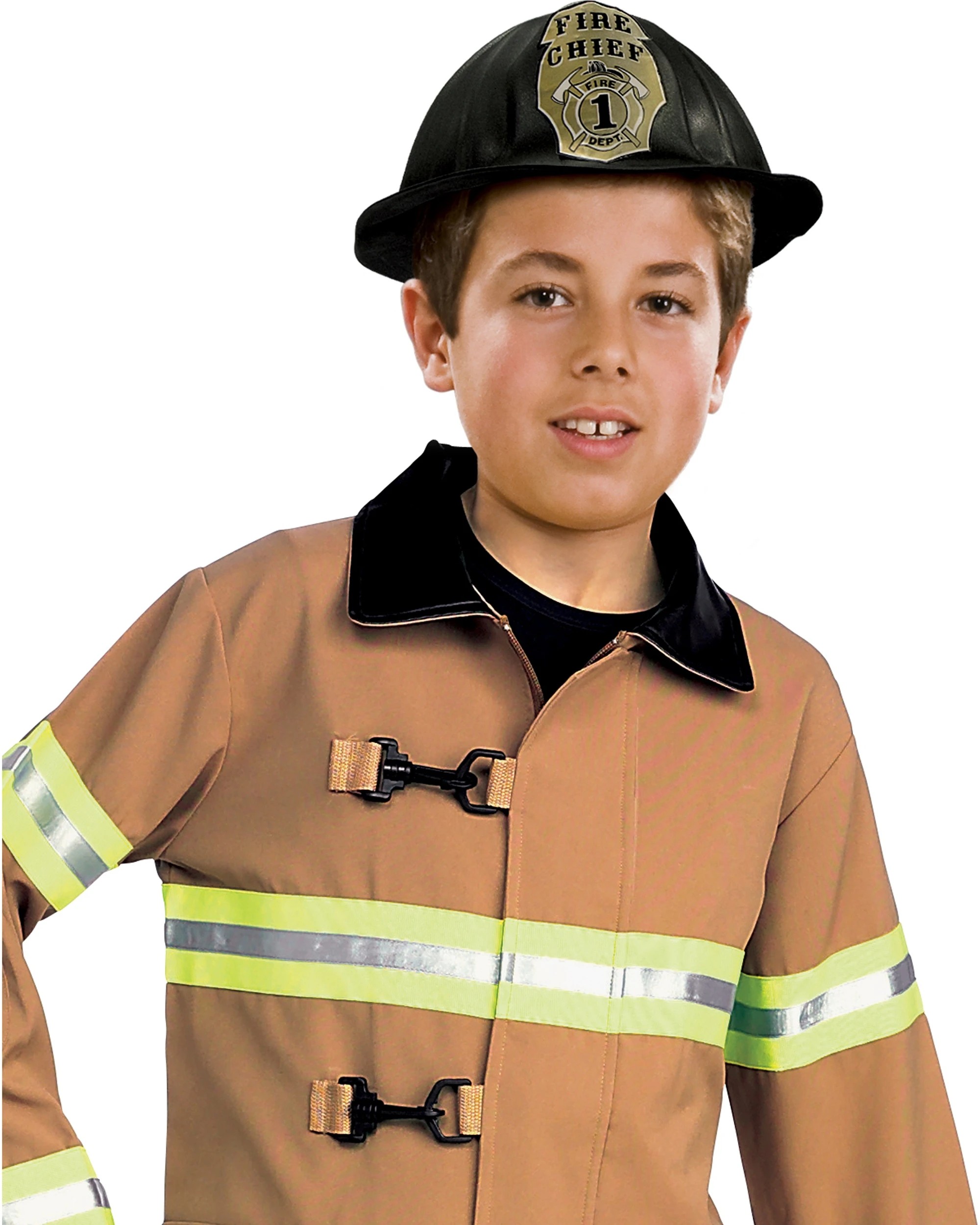 2 Rubies Fire Fighter Boys Dress Up Costume Size S - Multi, 2 of 3