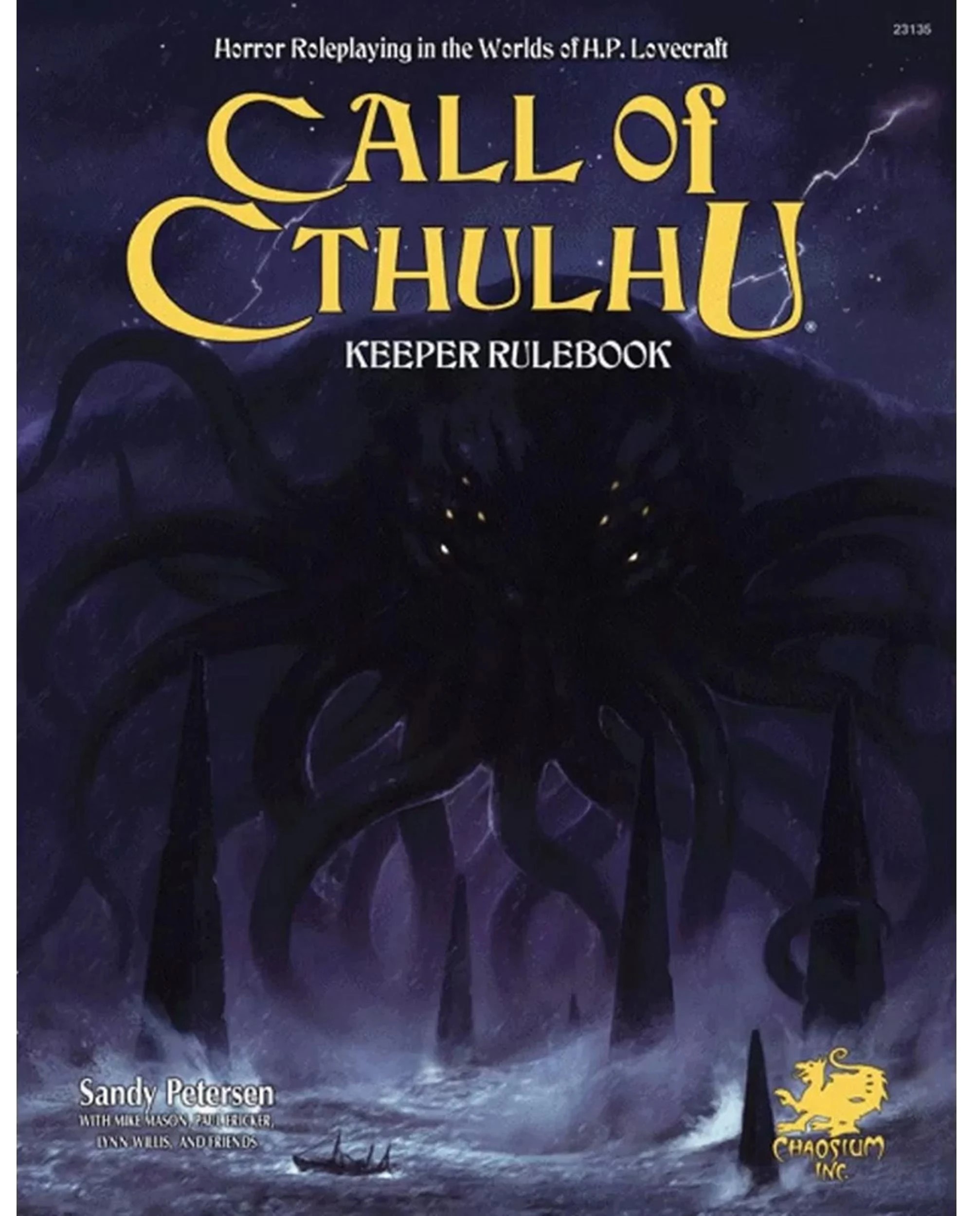 1 Call of Cthulhu Role Playing Game Keeper Rulebook, 1 of 1