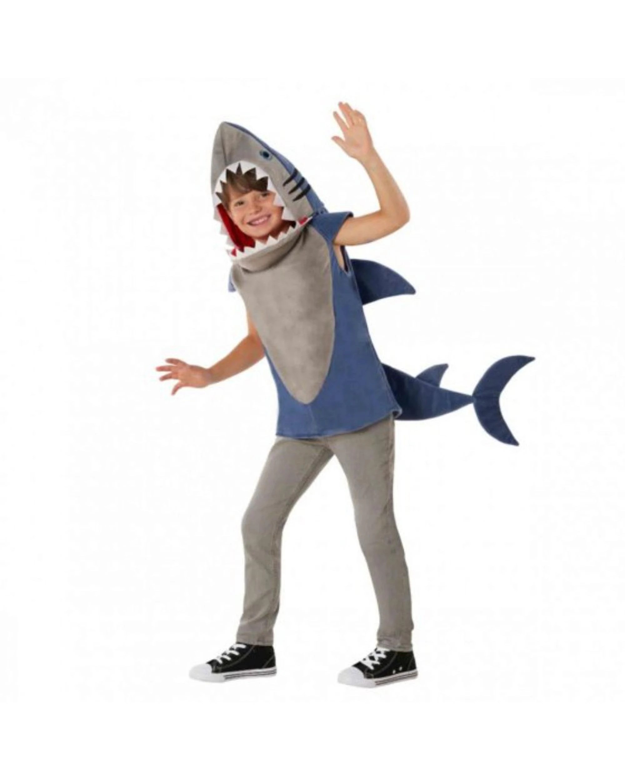 1 Great White Shark Tunic Costume Size 10-12 Years, 1 of 1