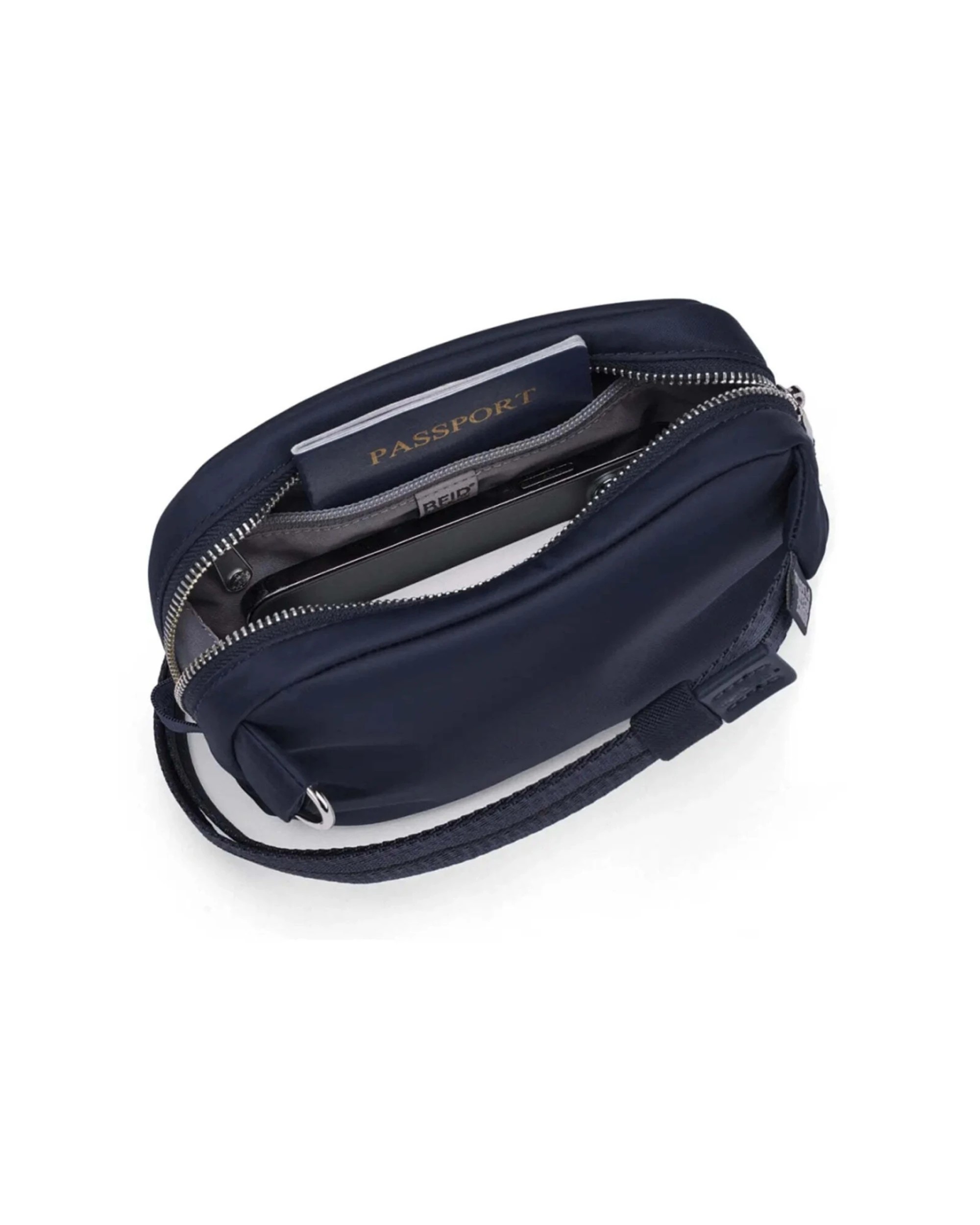 2 Pacsafe W Anti-Theft RFID Blocking Slashguard Micro Travel Sling Bag Navy - Blue, 2 of 7