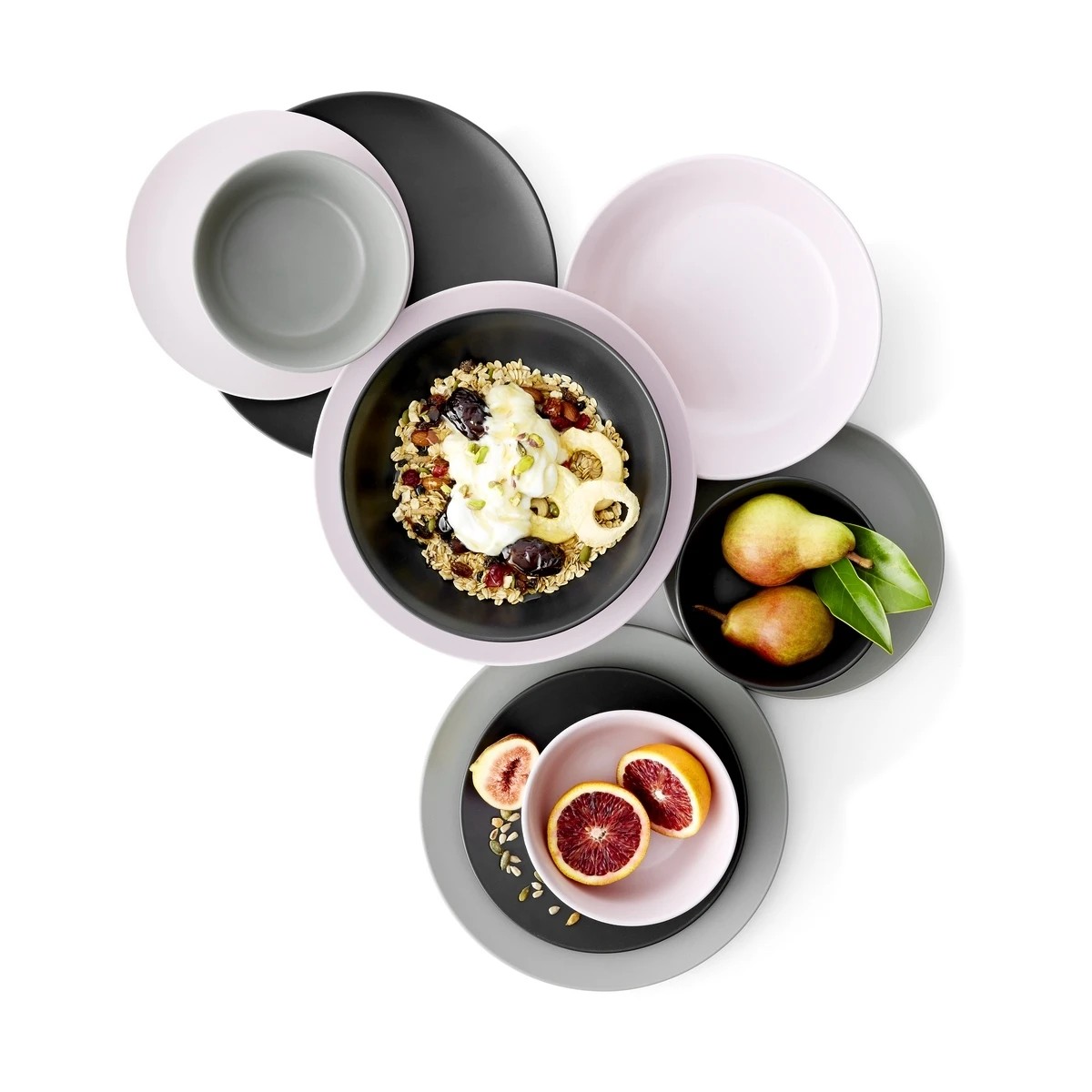 6 Matte Black Dinner Plate, 6 of 9