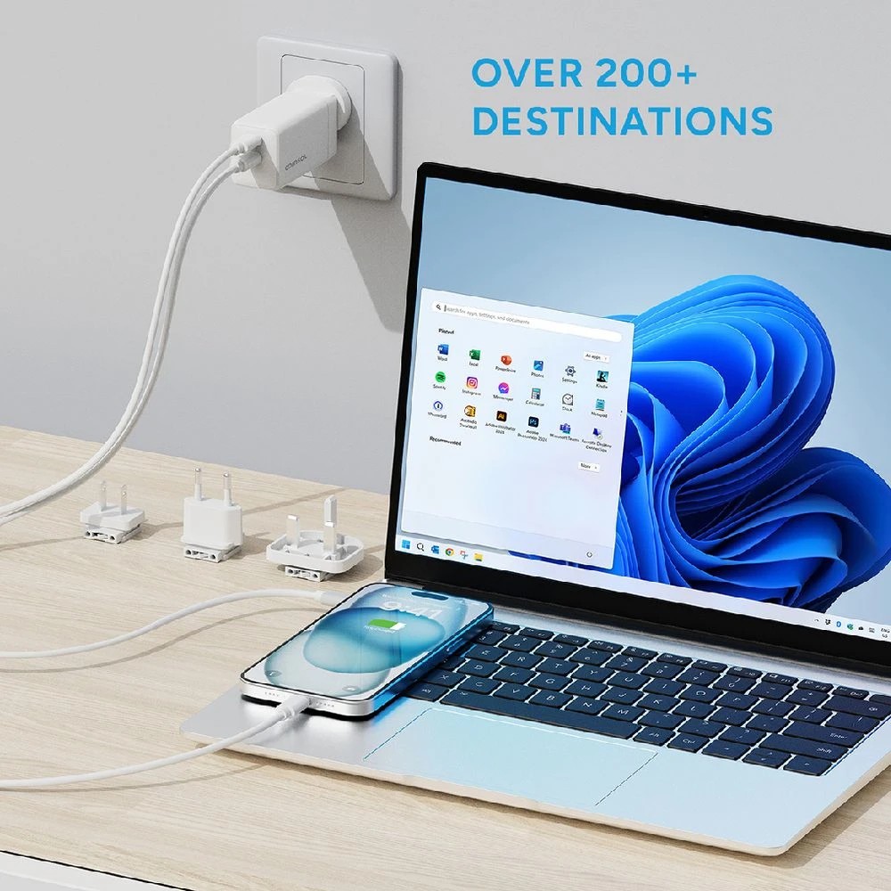 5 Comsol Travel Wall Charger 60W White, 5 of 6