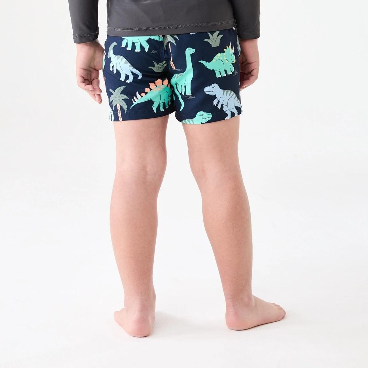2 Printed Boardshorts DINO SCRIBBLE DRESS BLUE, 2 of 6