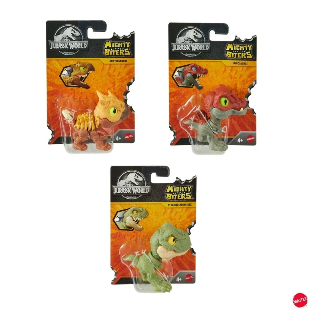 1 Jurassic World Mighty Little Biters Dinosaur Action Figure - Assorted, 1 of 7