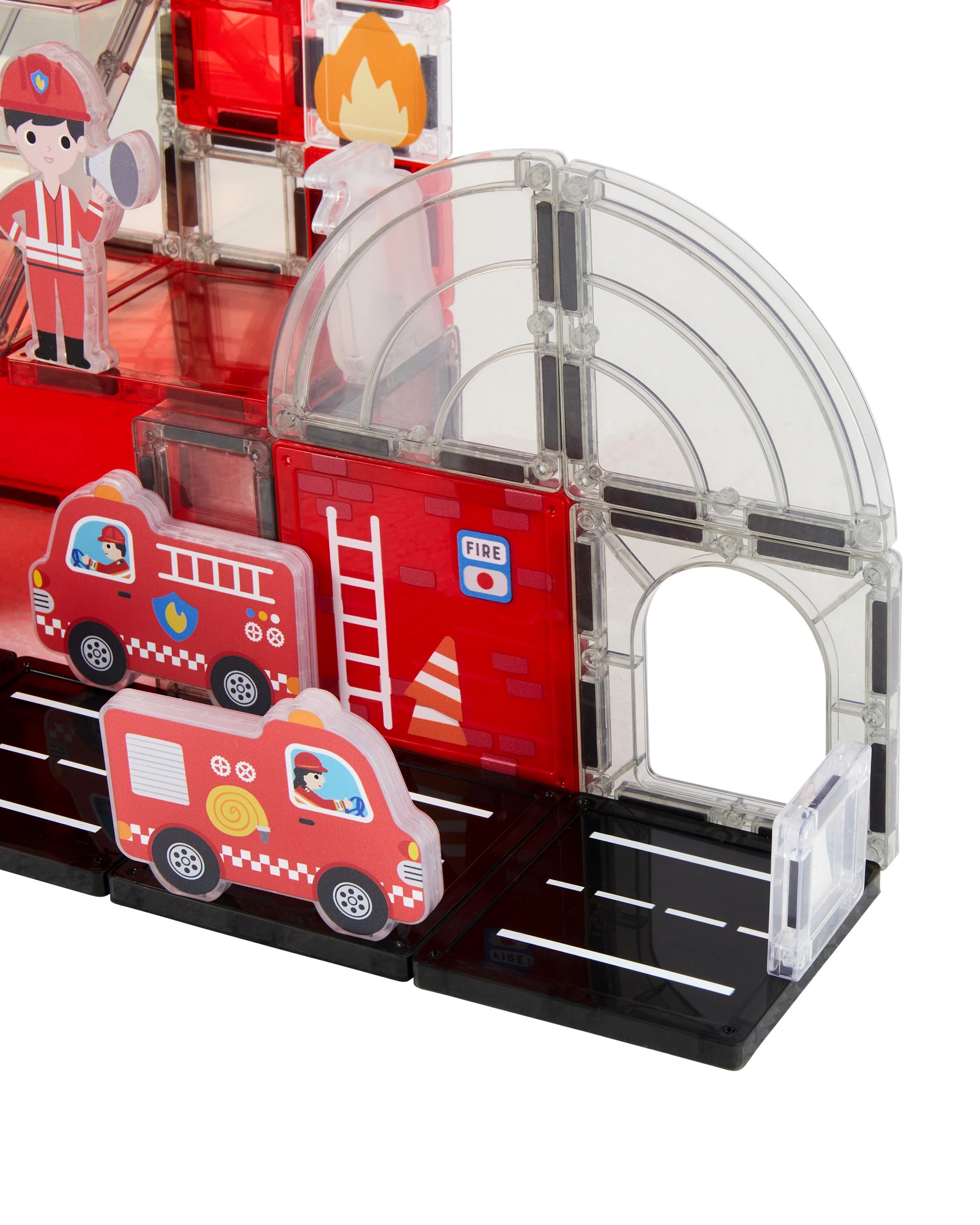3 48 Pieces Magnetic Fire Playset, 3 of 7